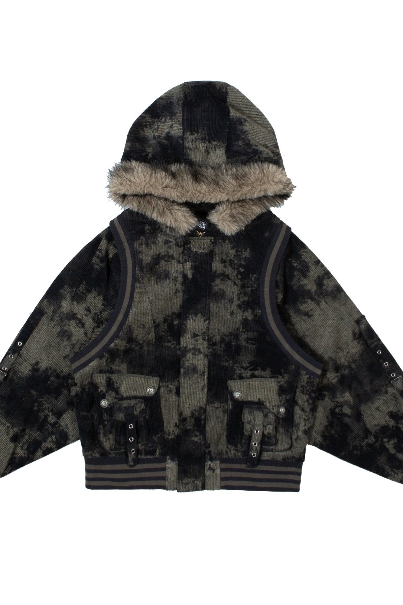 중공업 루즈 플리스 재킷