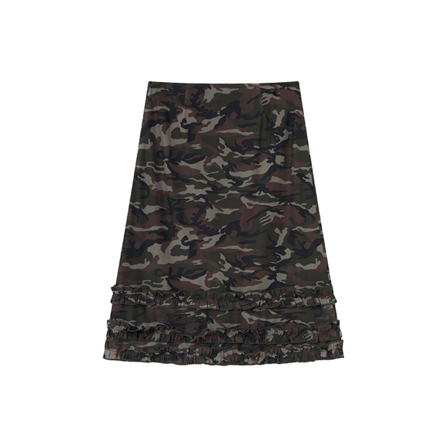 Green A-Line Skirt