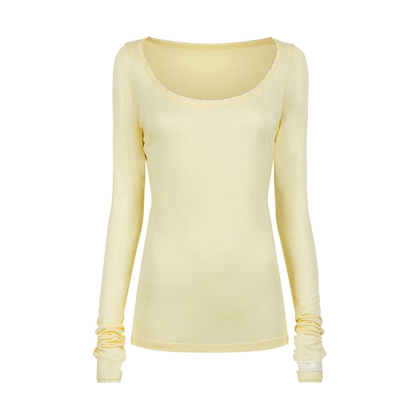 Sweet Wood Ear Long Sleeve Top