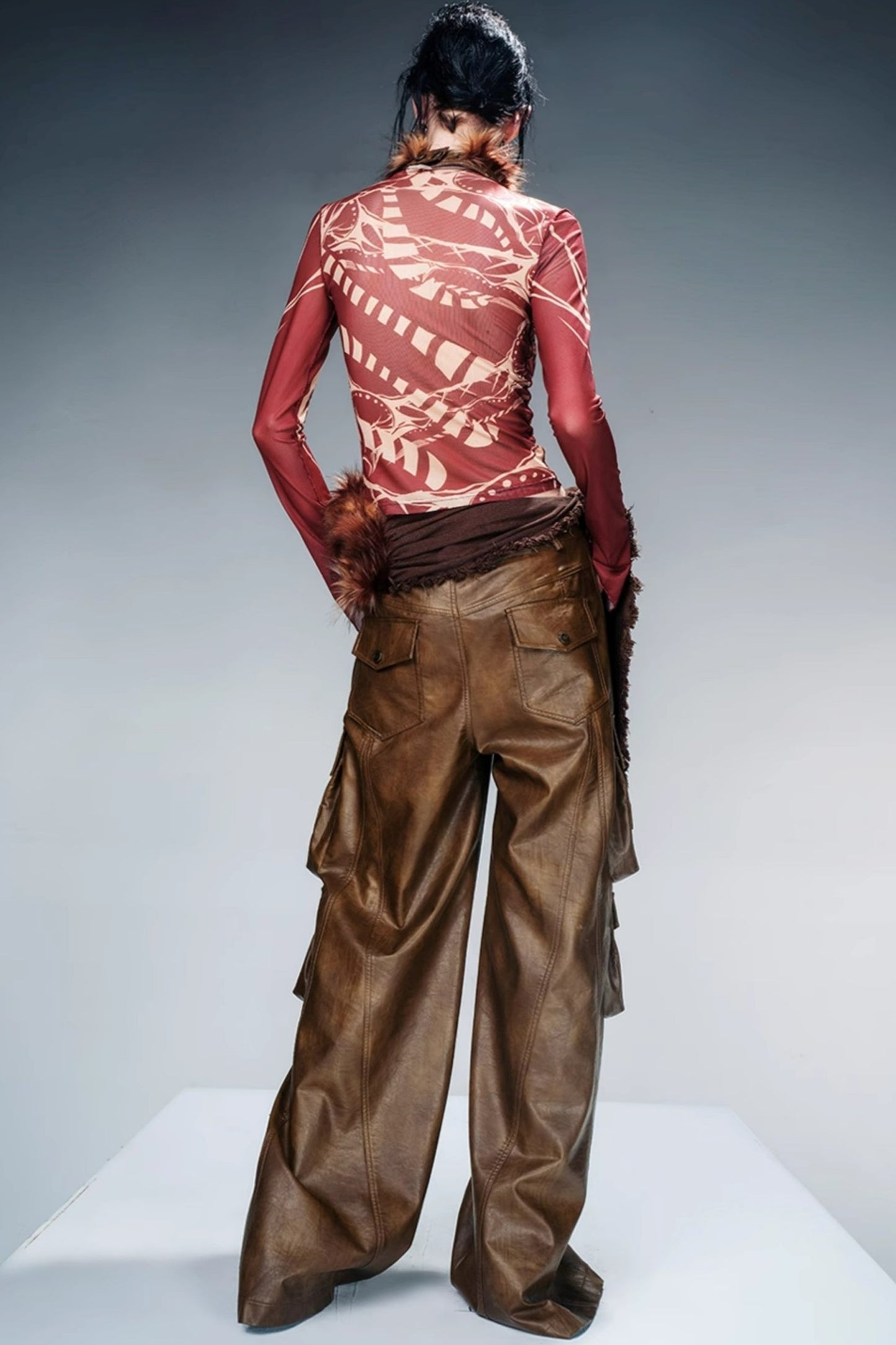 Slim Fit Mesh Drucktop