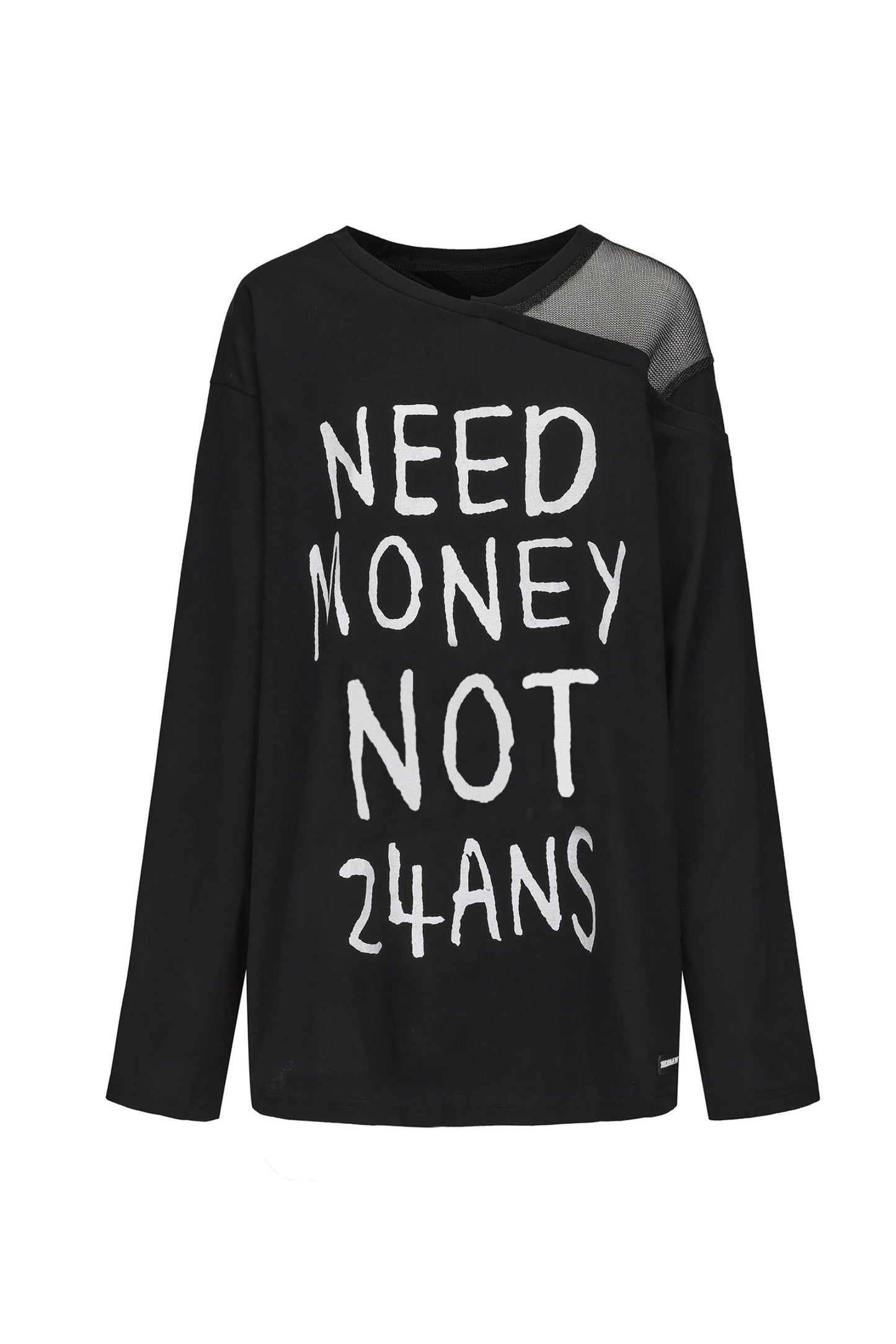 Lockere Druck Off-Shoulder Bluse