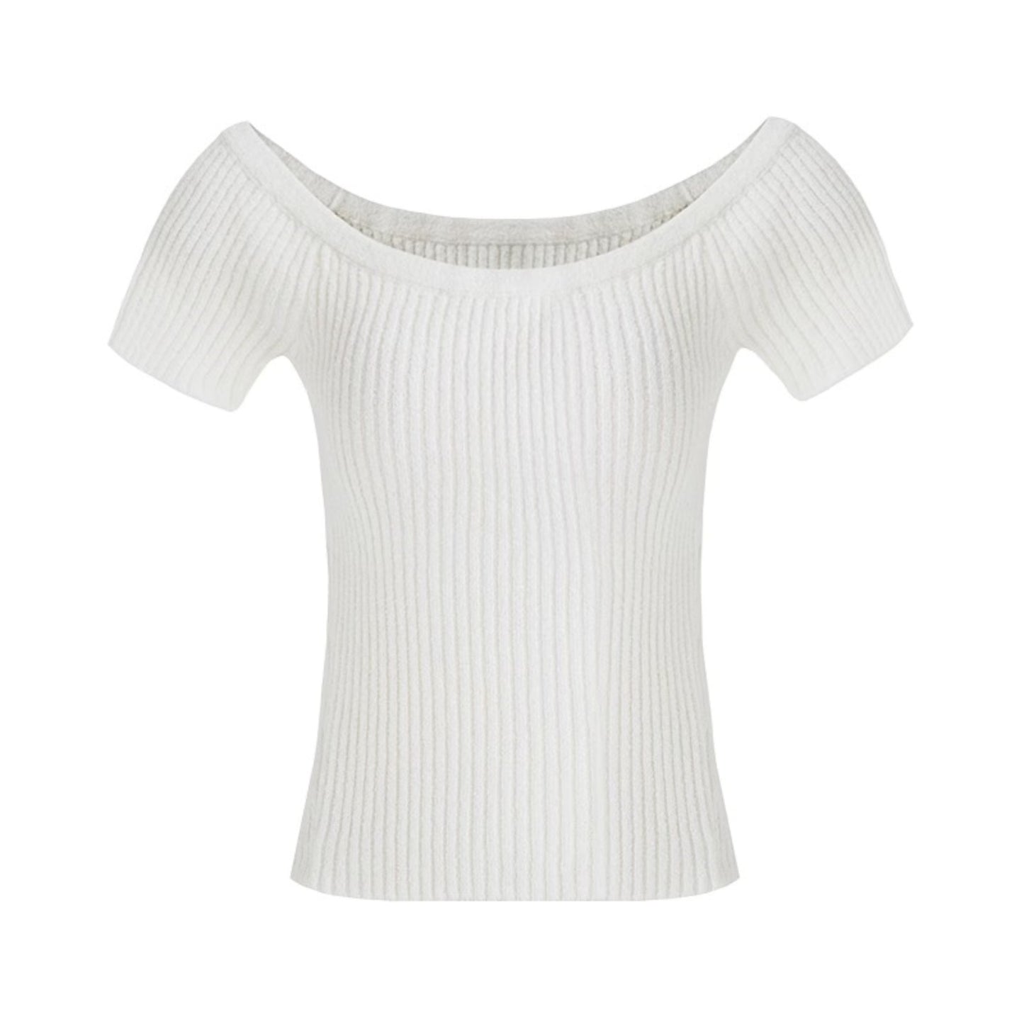 One-Shoulder Knit Top