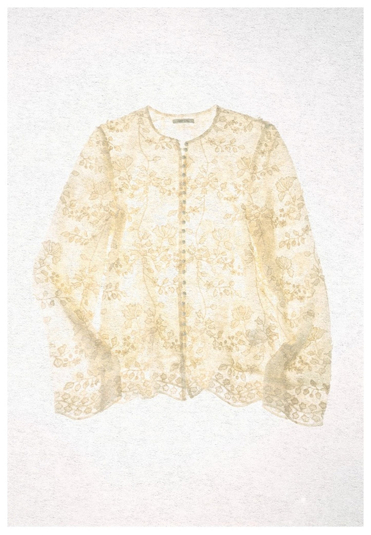 Three-Dimensional Jacquard Slimming Shirt