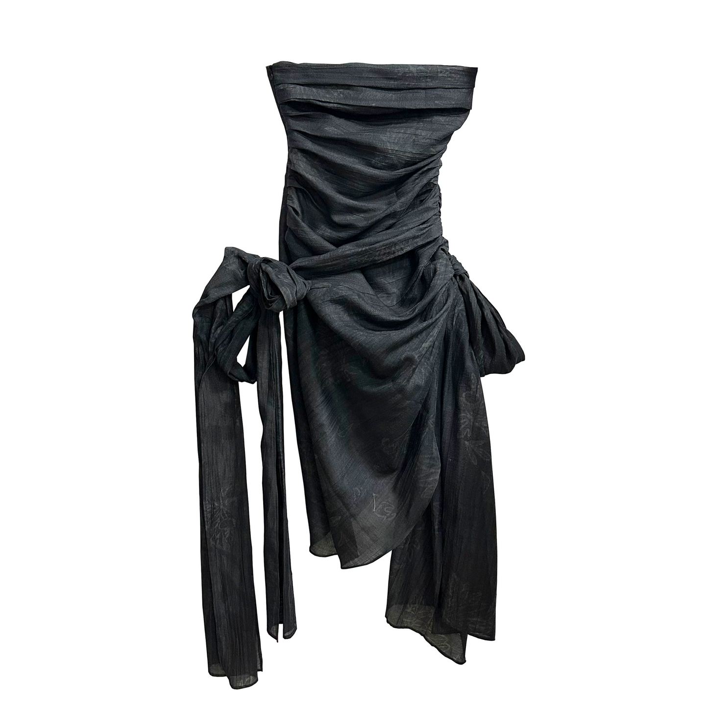 Romantic Asymmetrical Lace-Up Top