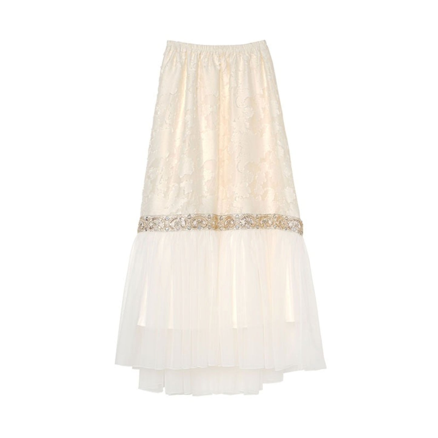 Cut Flower Mesh Skirt