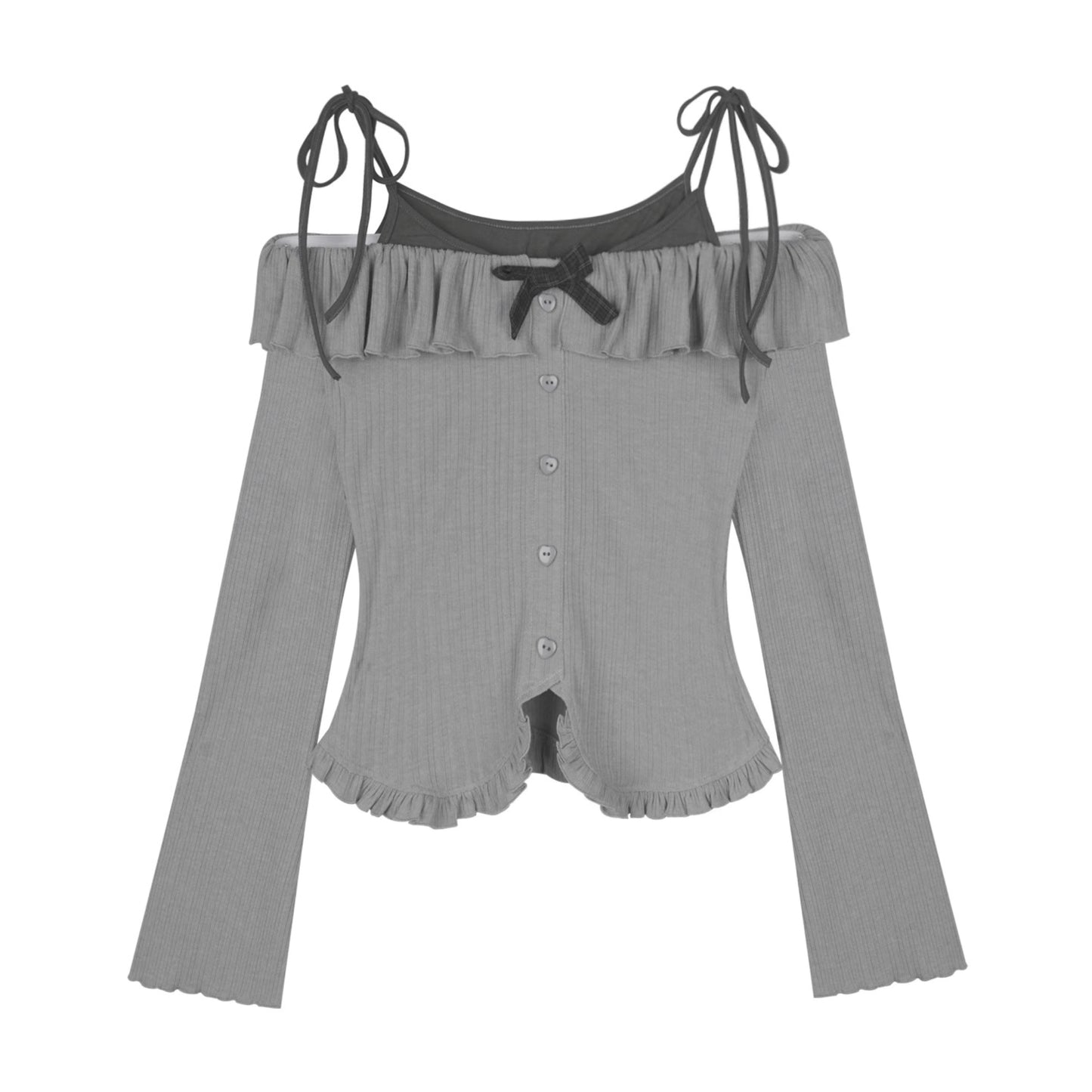 Fighting Spirit One-Shoulder Top