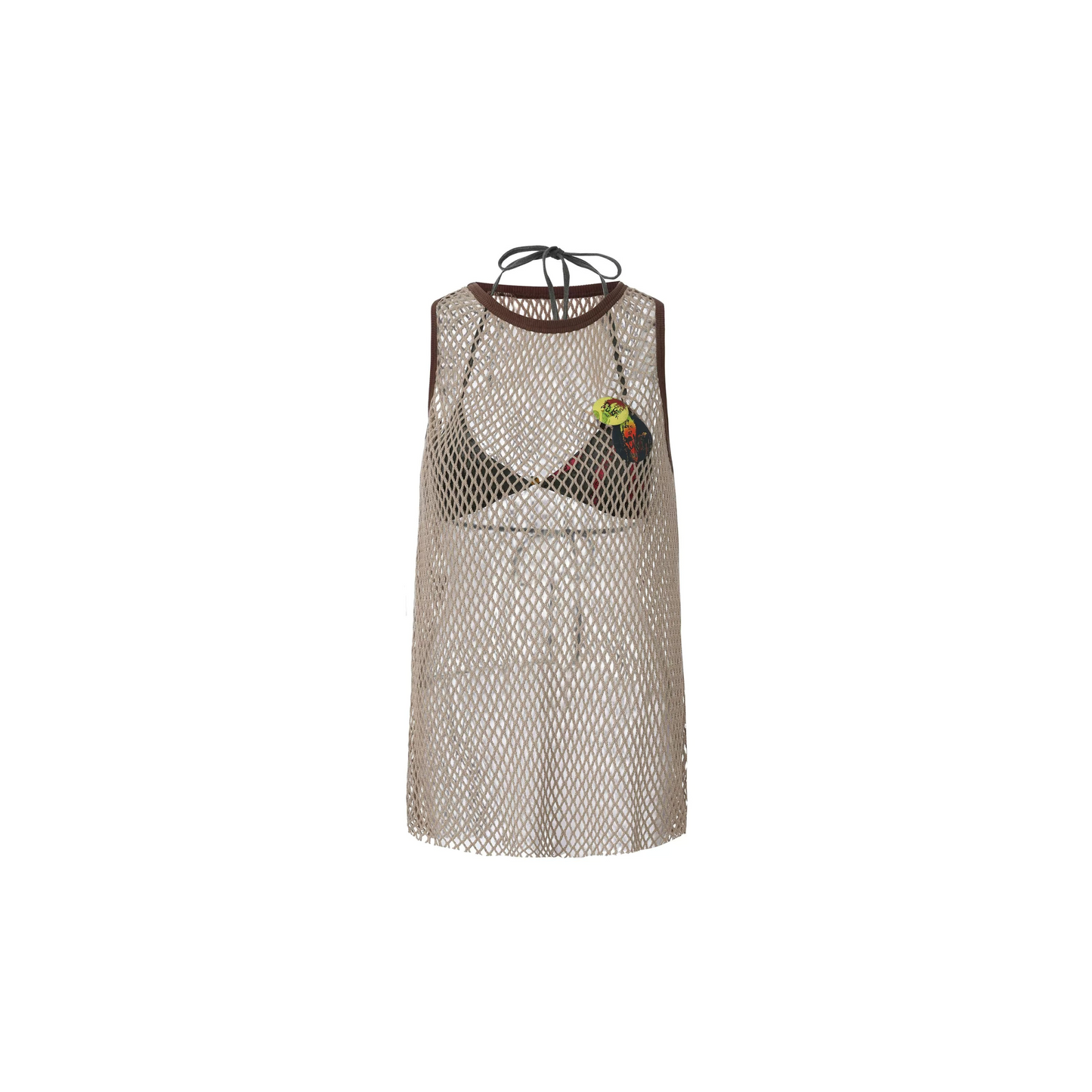 Two-Piece in One Mesh Tank Top