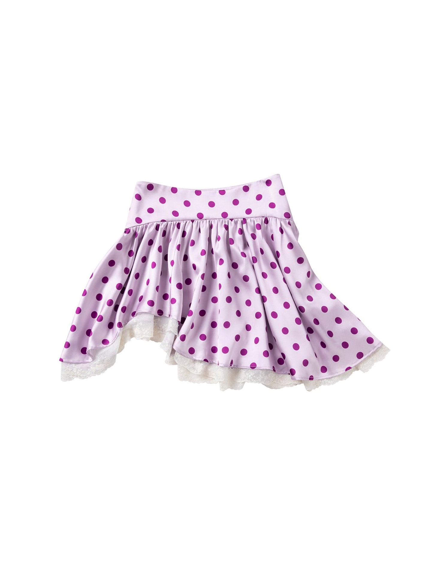 Vintage Lace Polka Dot Skirt