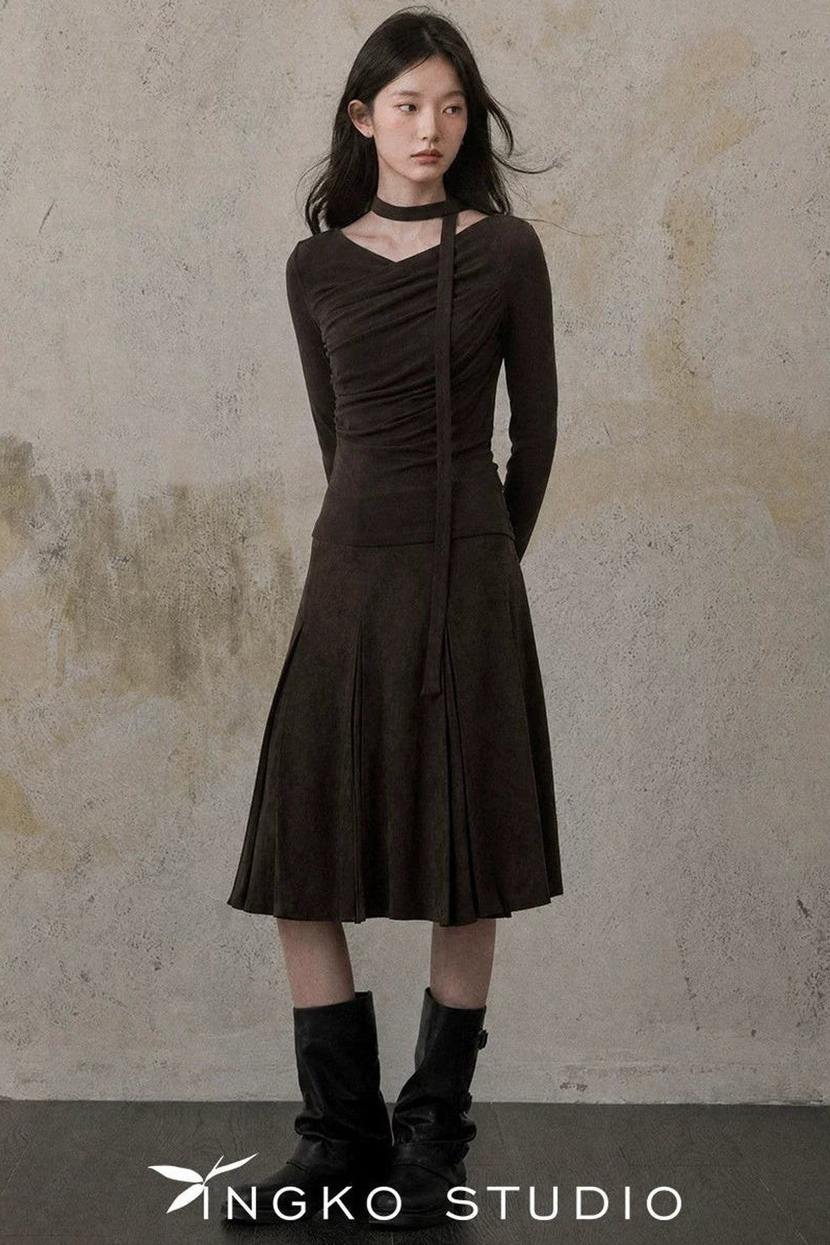 Caramel Deconstructed Ribbon Tee