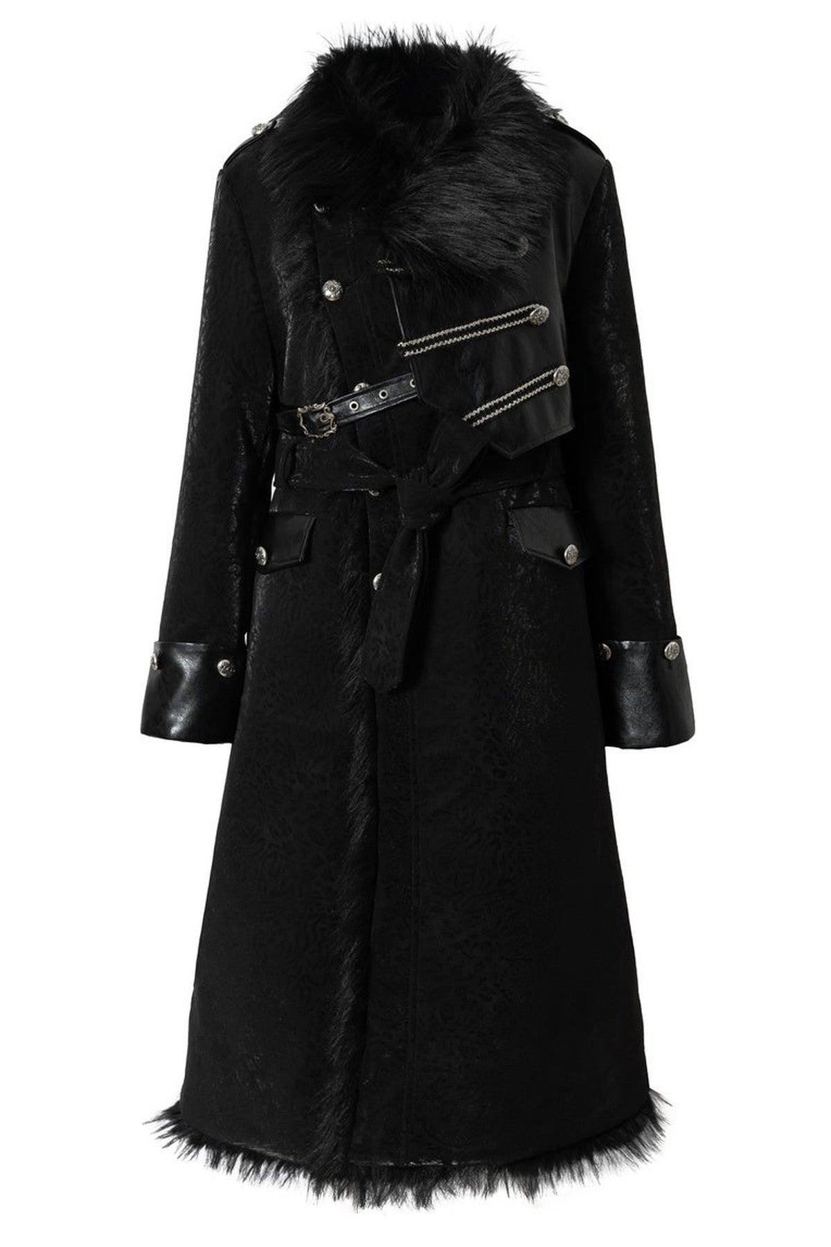 Reversible Cheetah Print Faux Fur Coat