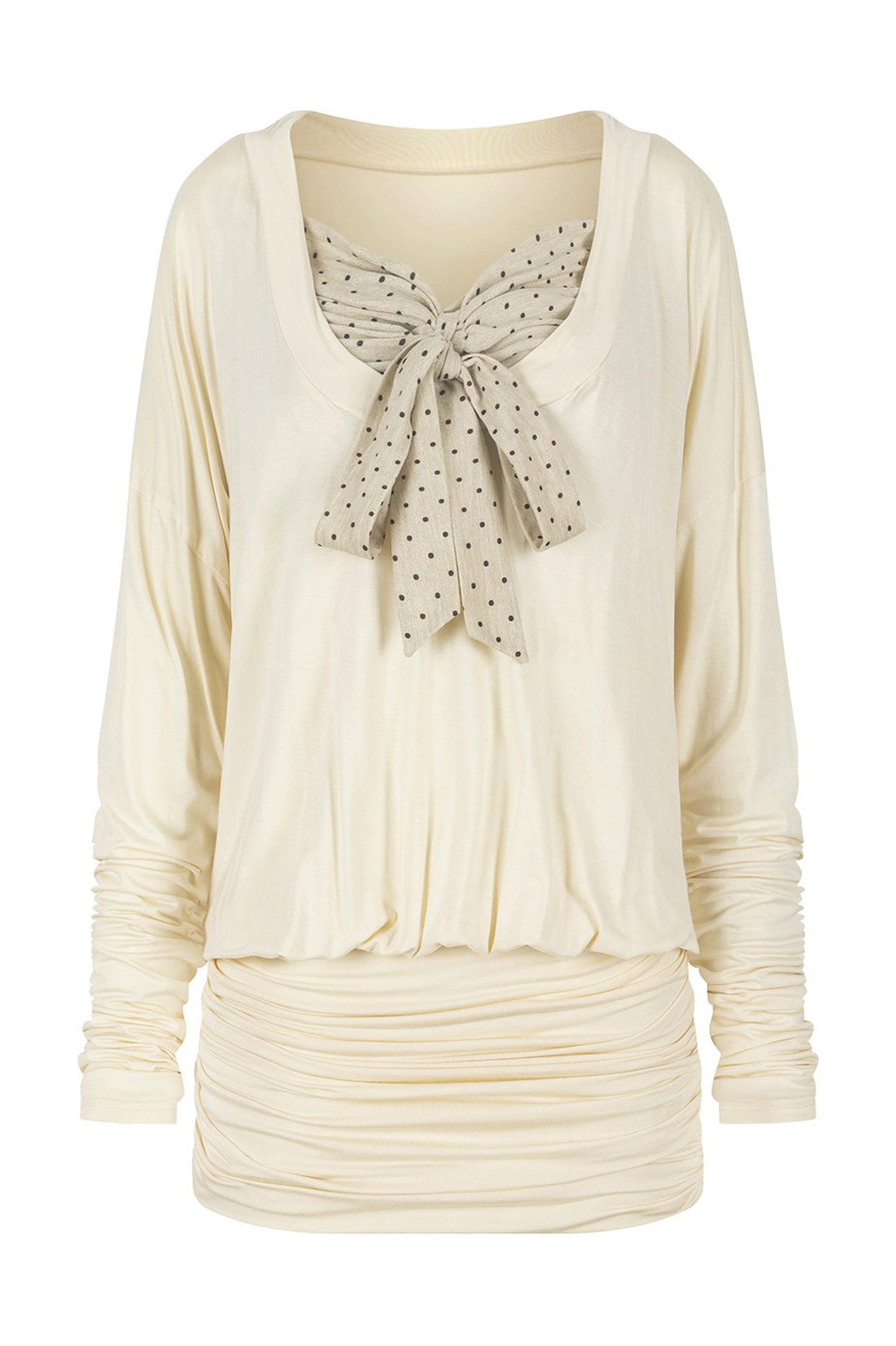 U-Neck Bow Dress
