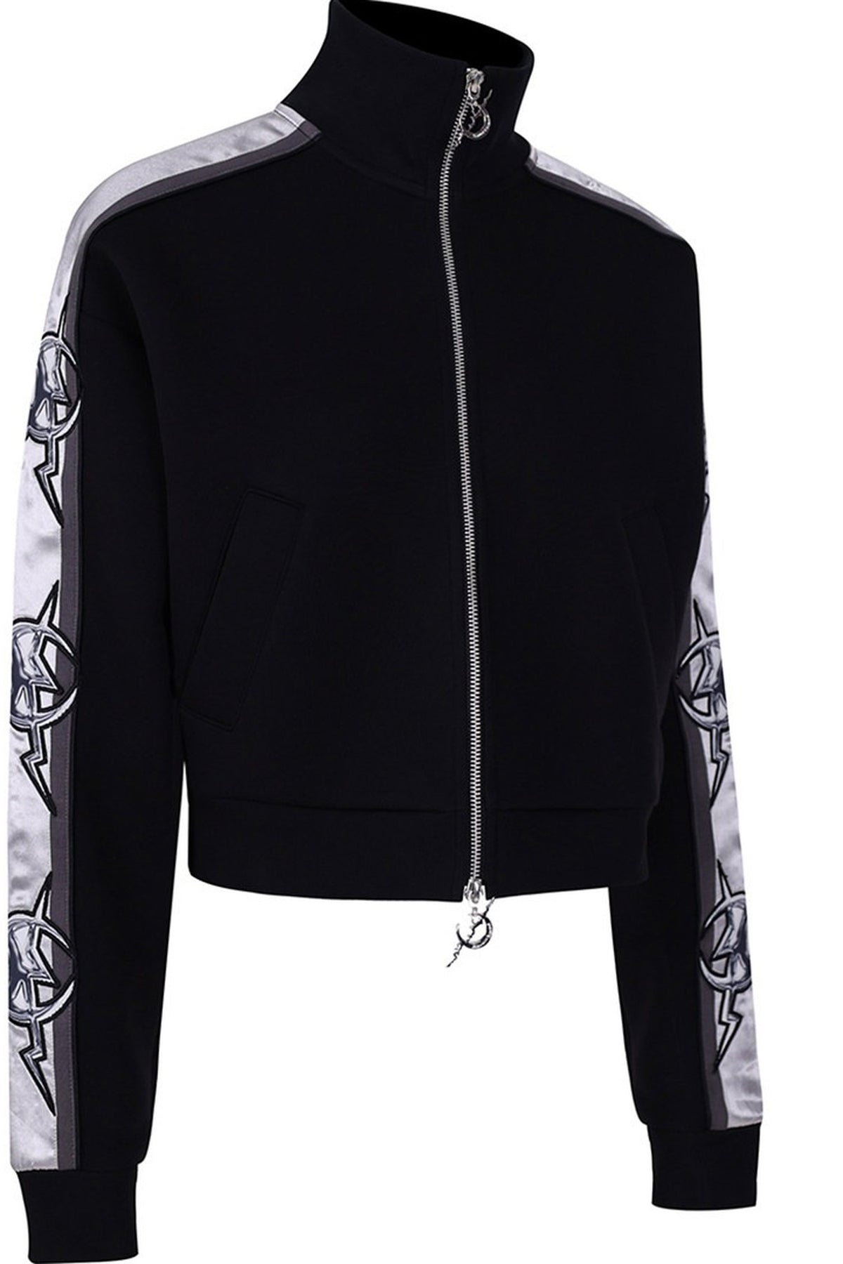 High Collar Zip Jacket