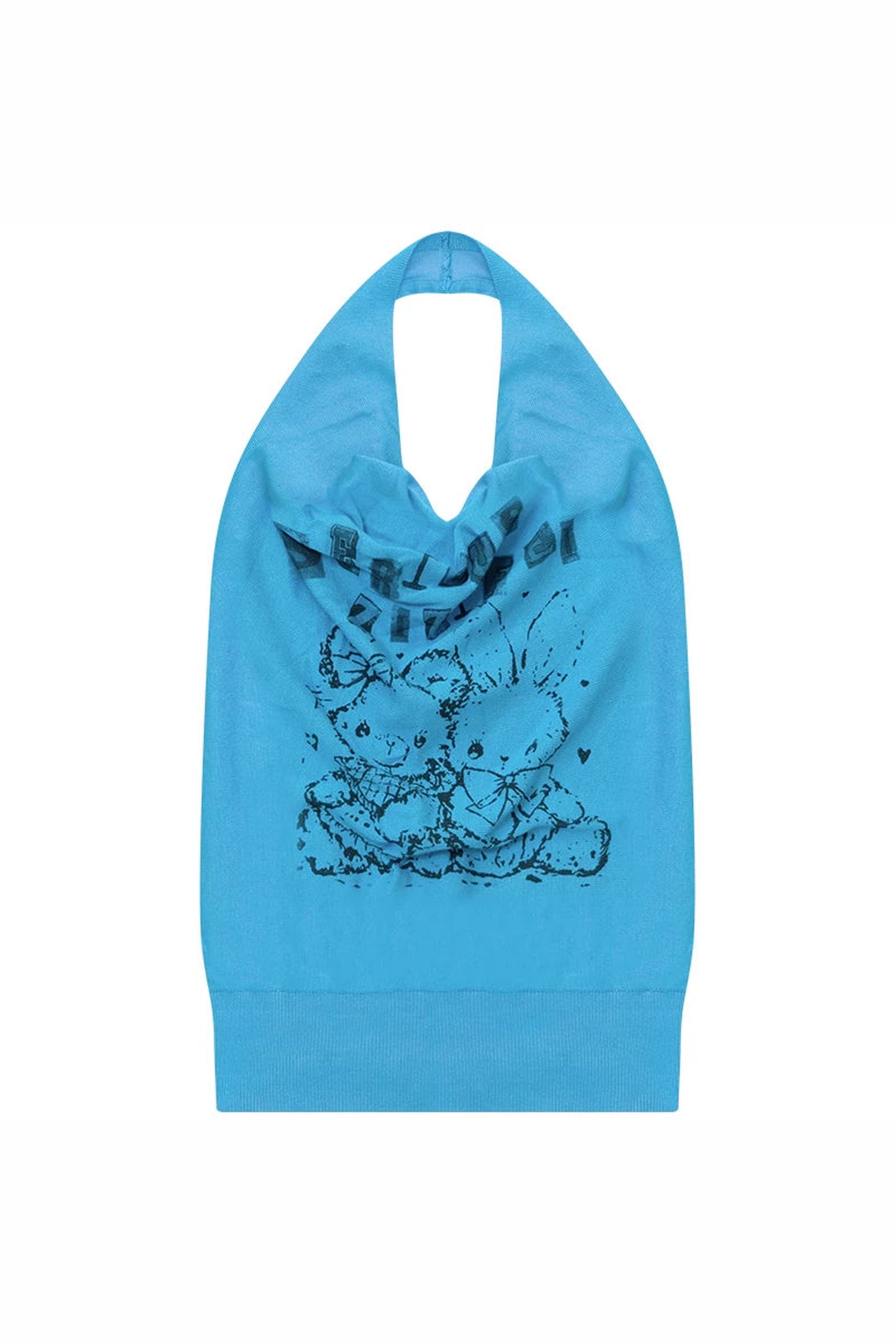 Blue Rabbit Flutter Top