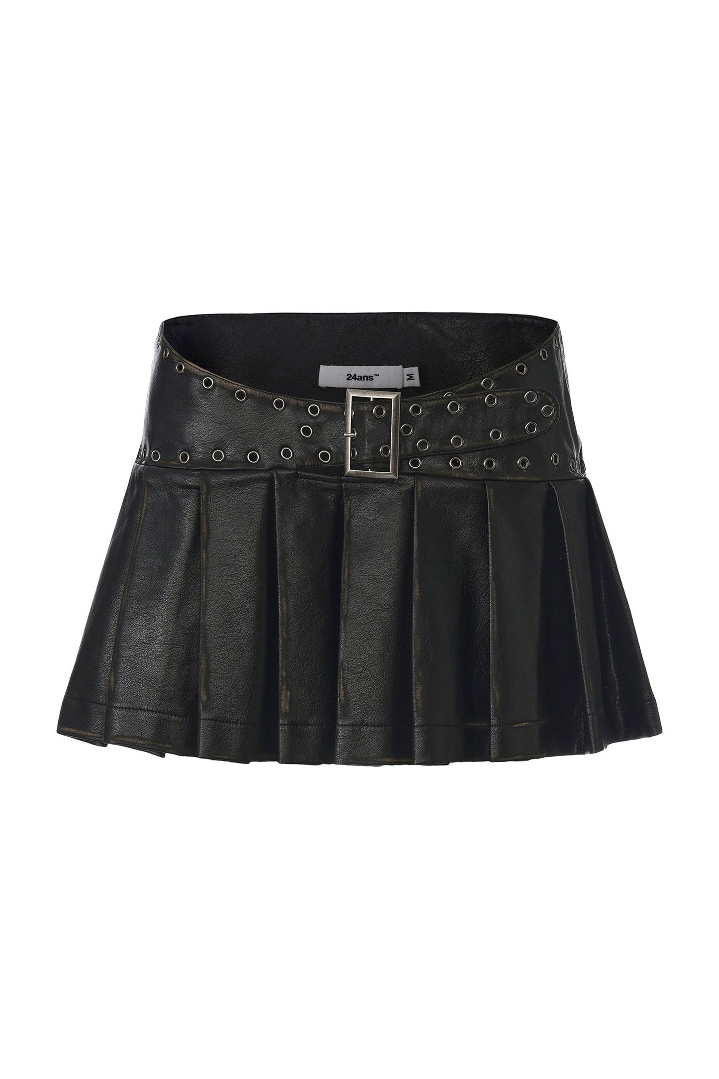 Light Leather Enzyme Skirt