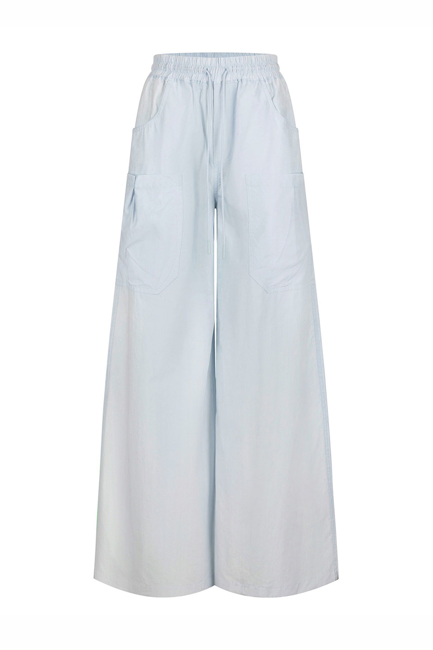 Large Pocket Wide-Leg Cargo Pants