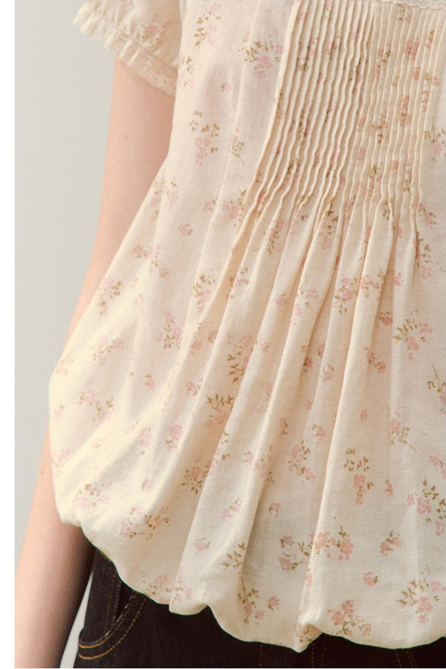 Vintage Floral Lace Blouse