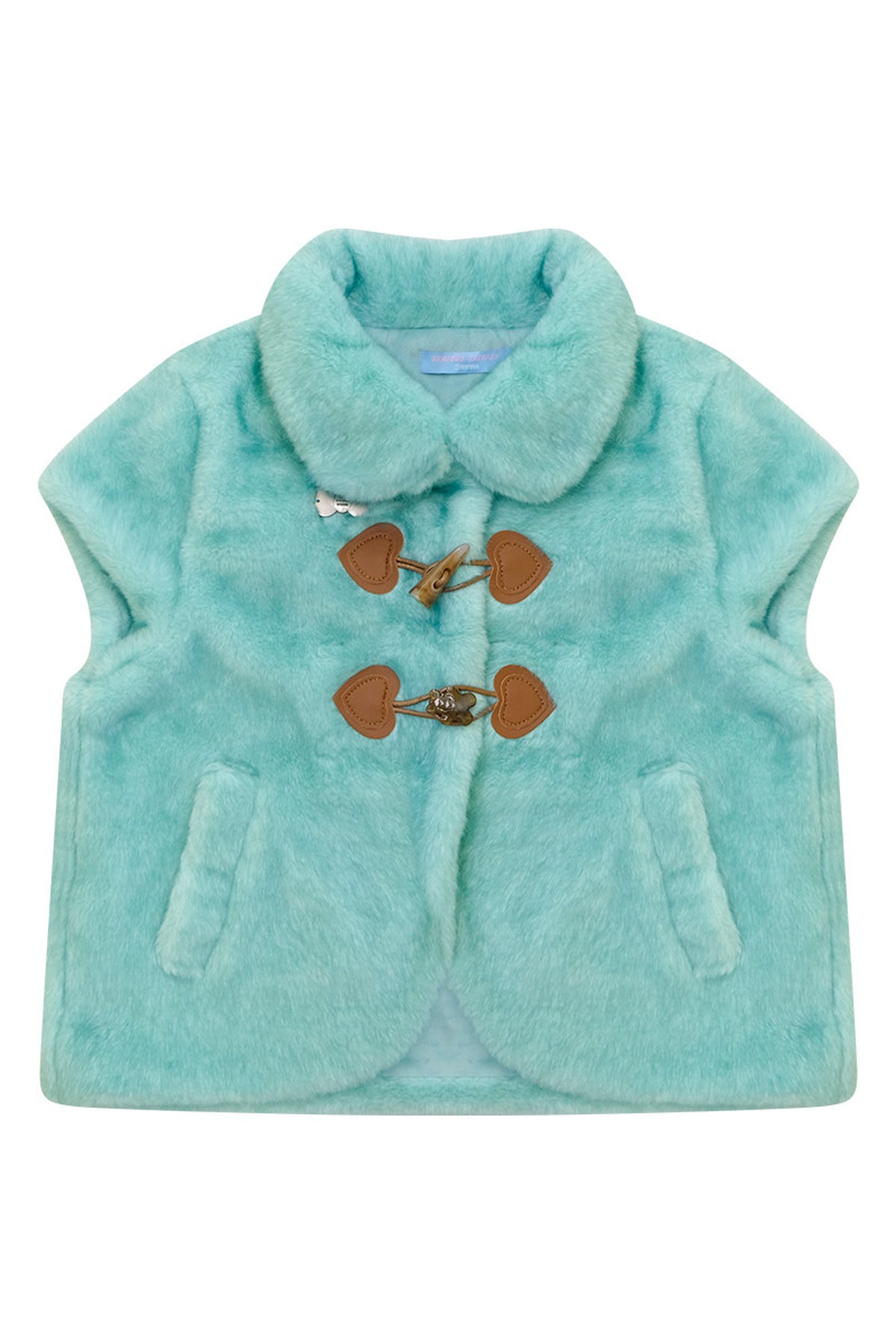 Lamb Wool Toggle Vest Jacket