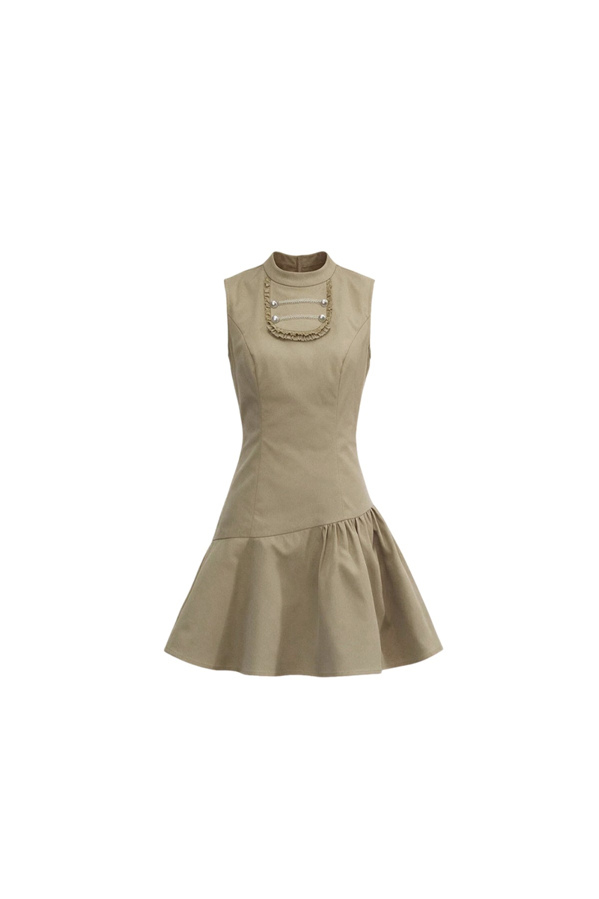 Double-Breasted Jacket and Dress Set-Up