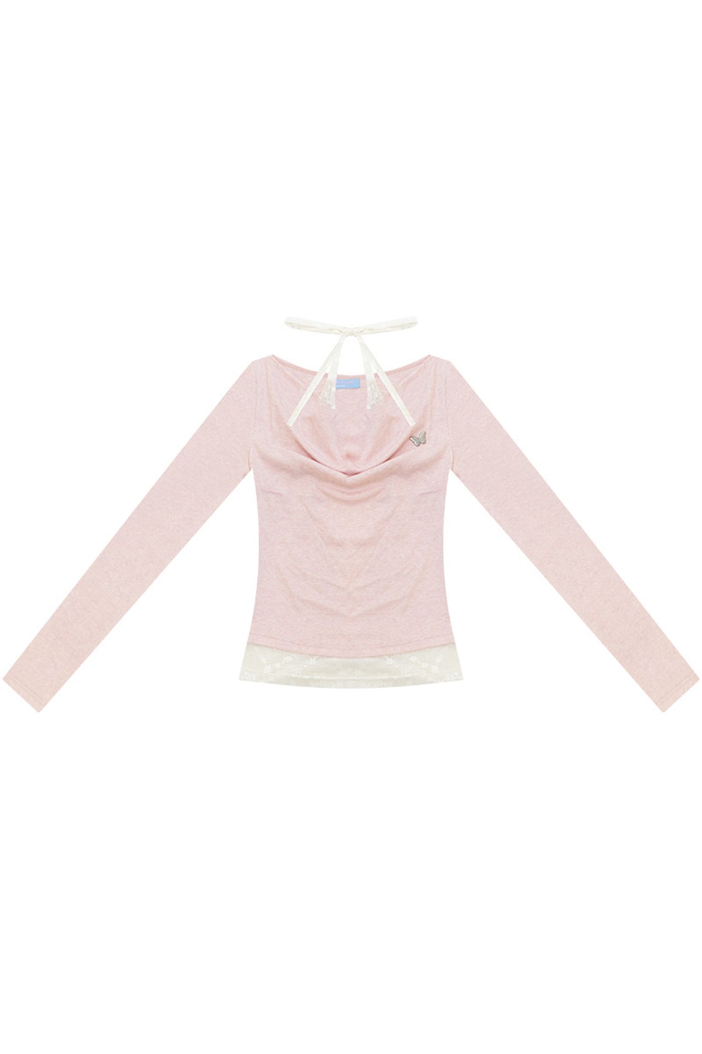 Mist Flutter Knit Top