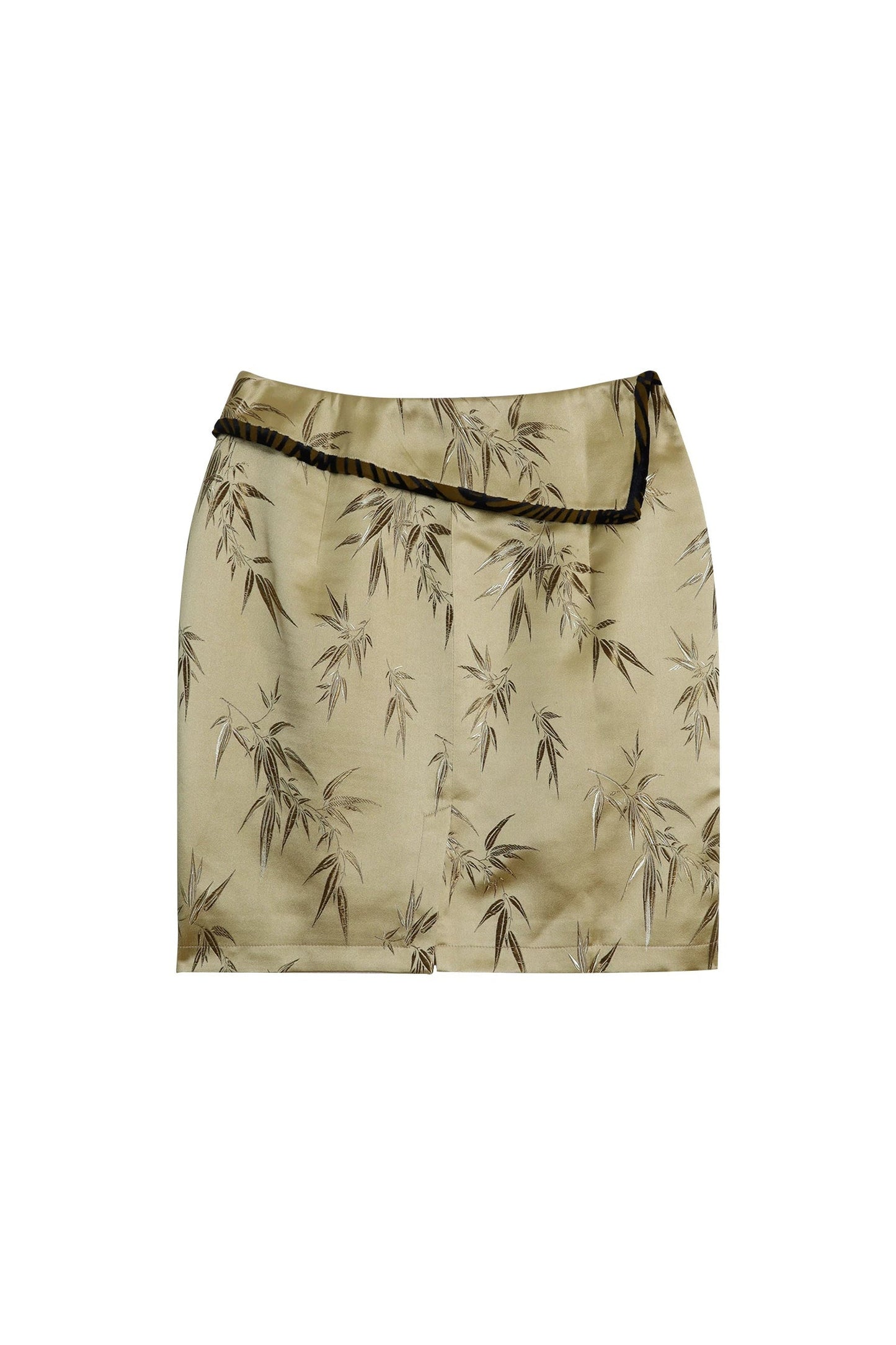 Bamboo Leaf Jacquard Skirt