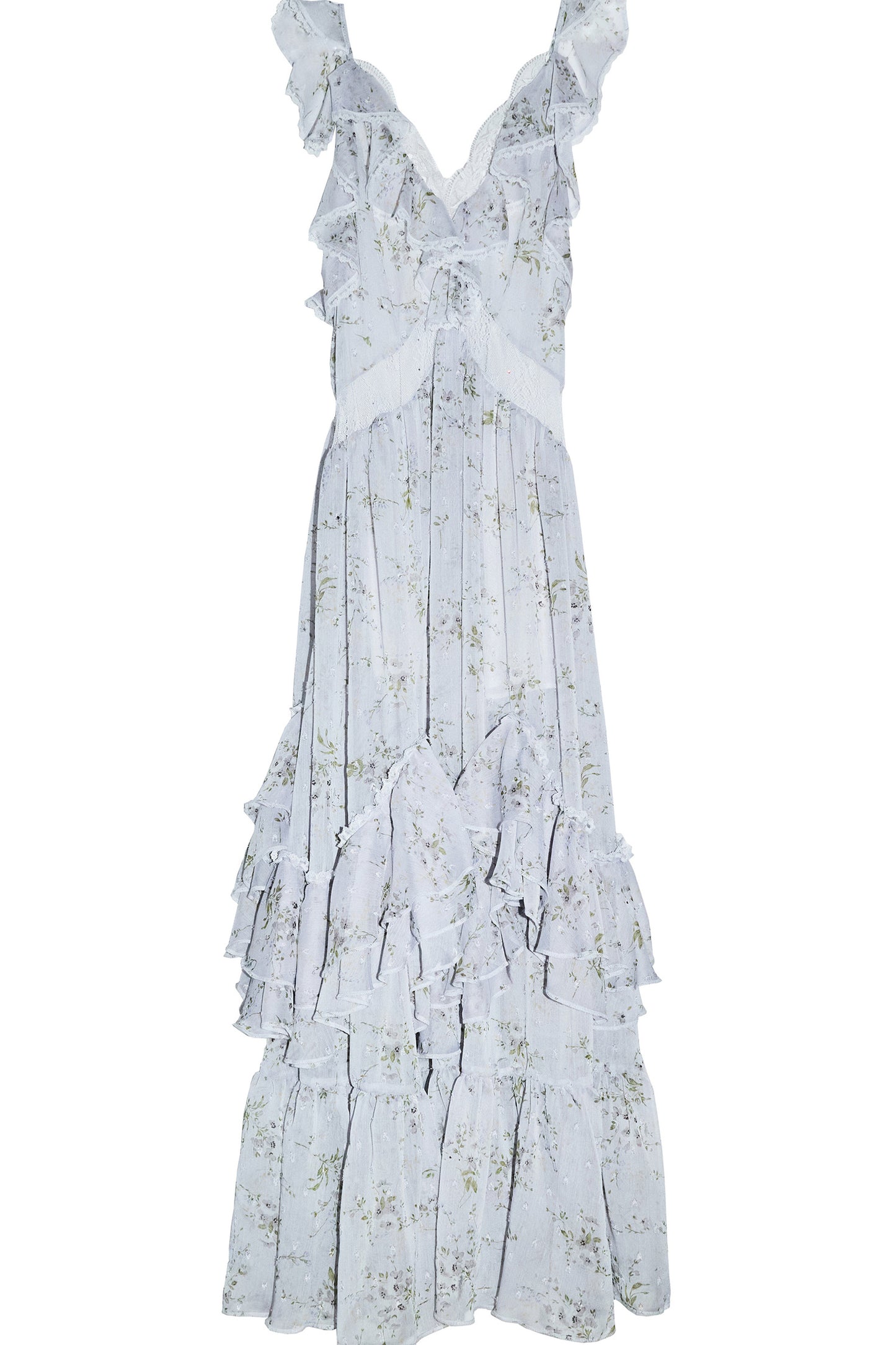 Floral Ruffled Maxi Dress