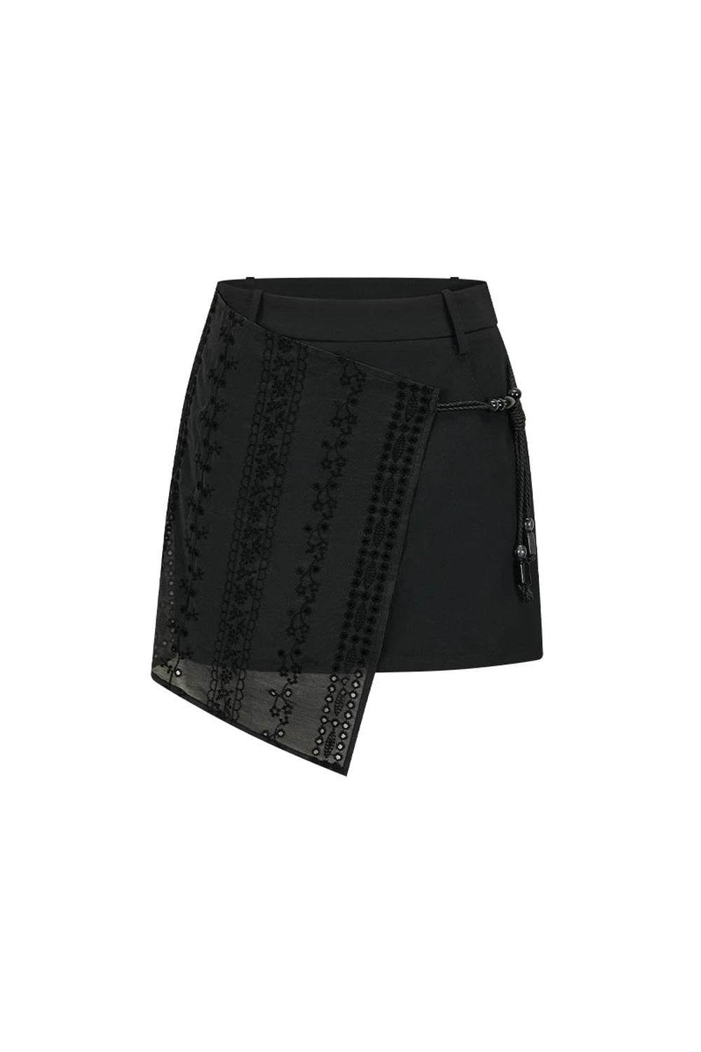 Ink Pearl Layered Skirt