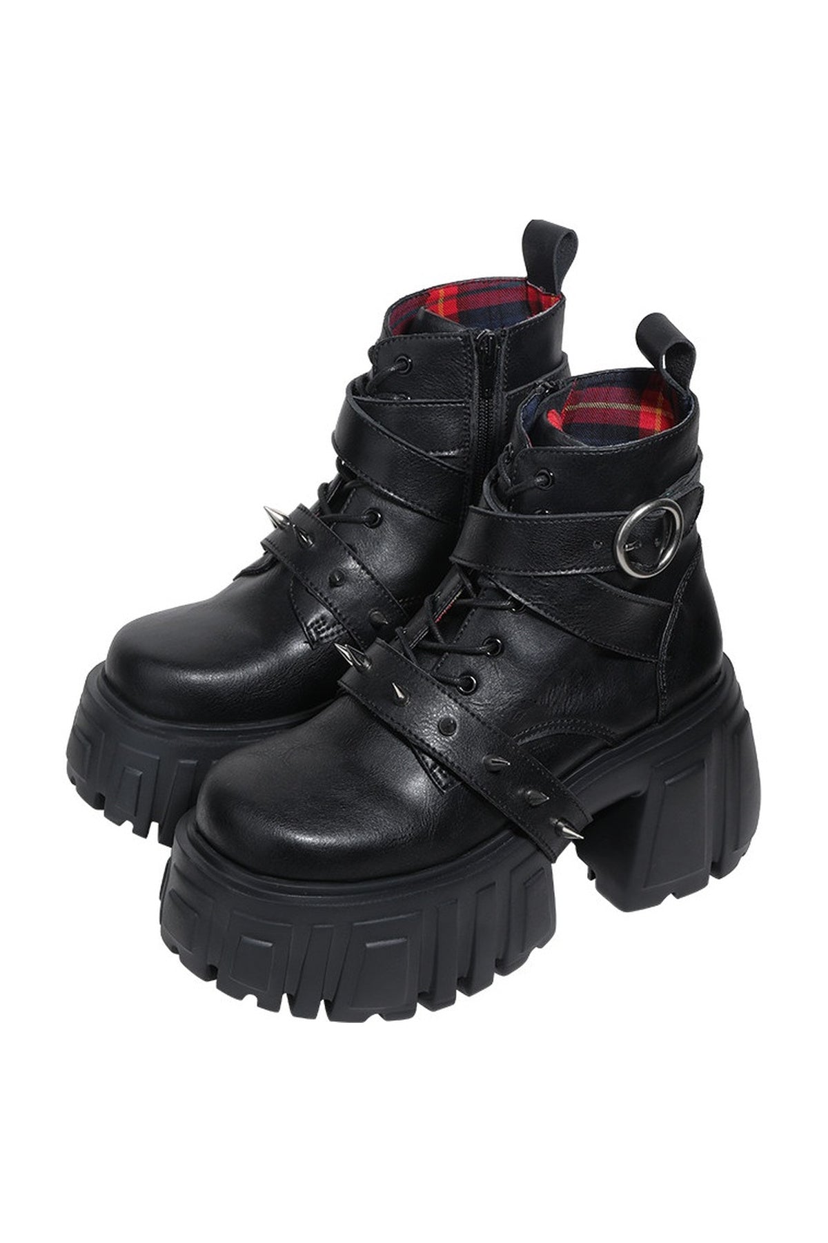 Studded Rock Thick-Soled Ankle Boots