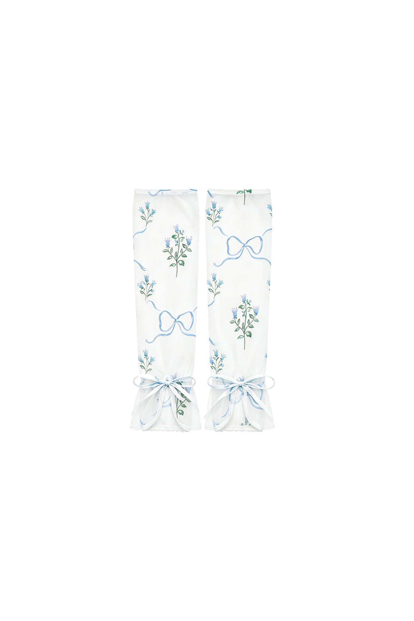 Printed Mesh Lace Socks