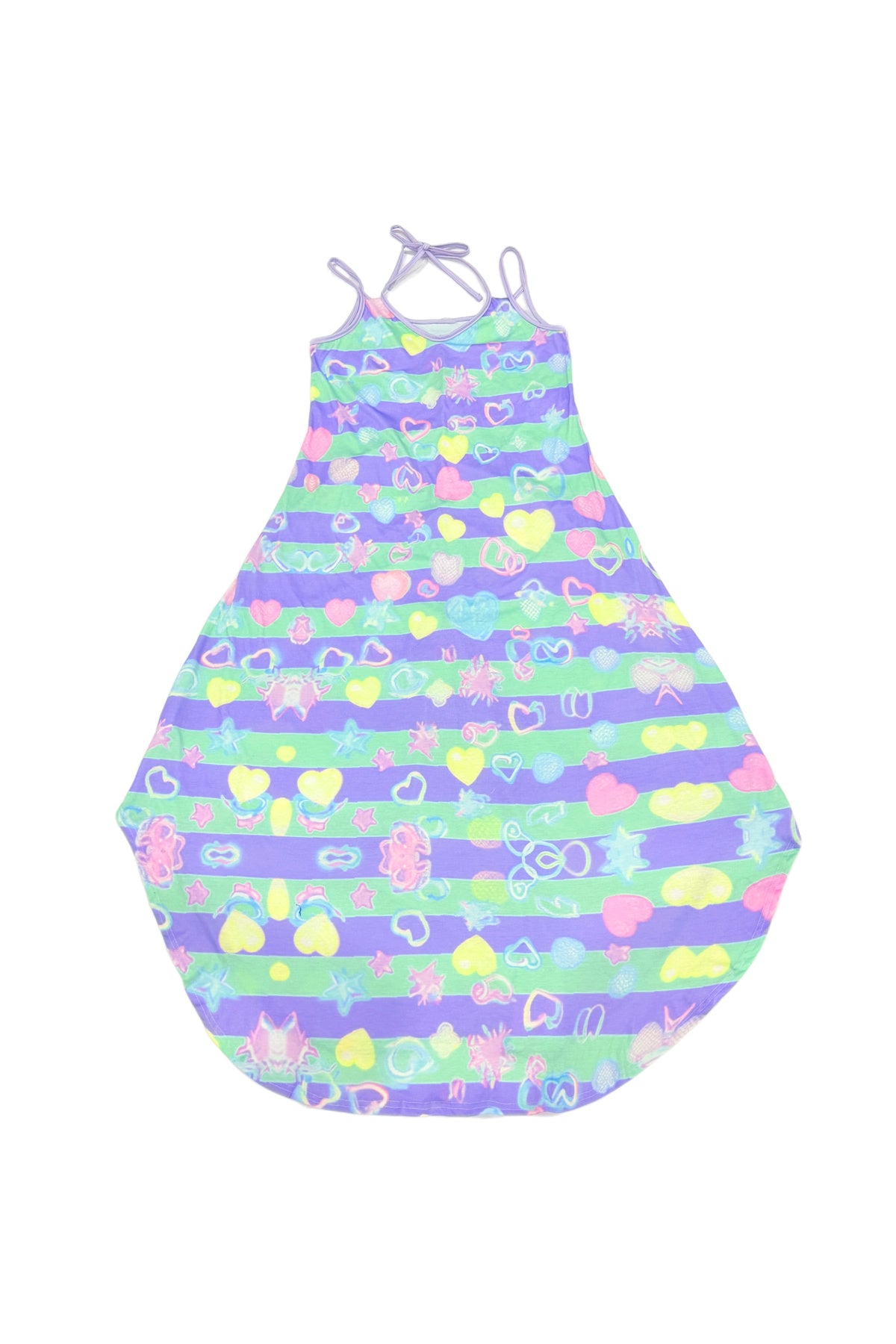 Macaron Color Spaghetti Strap Dress