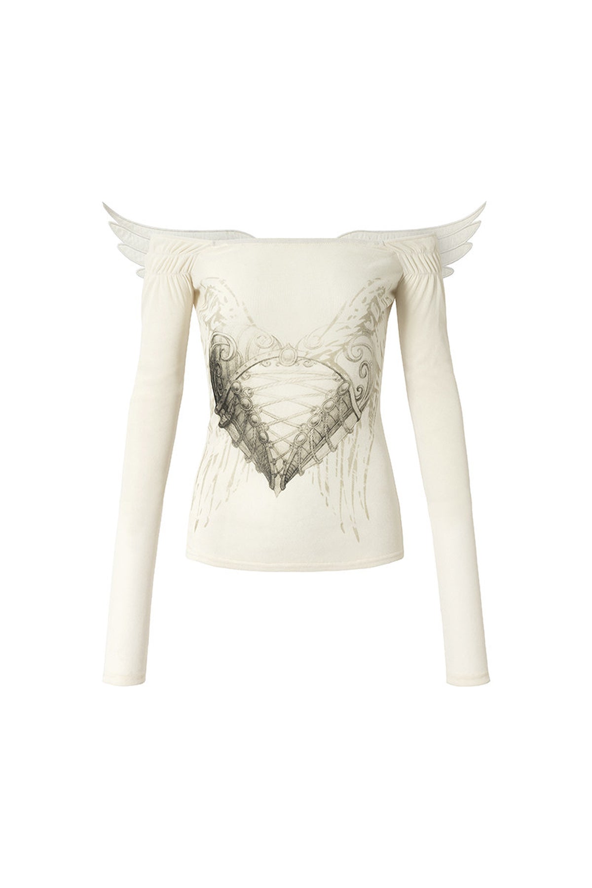 One-Shoulder Backless Velvet Knit Top
