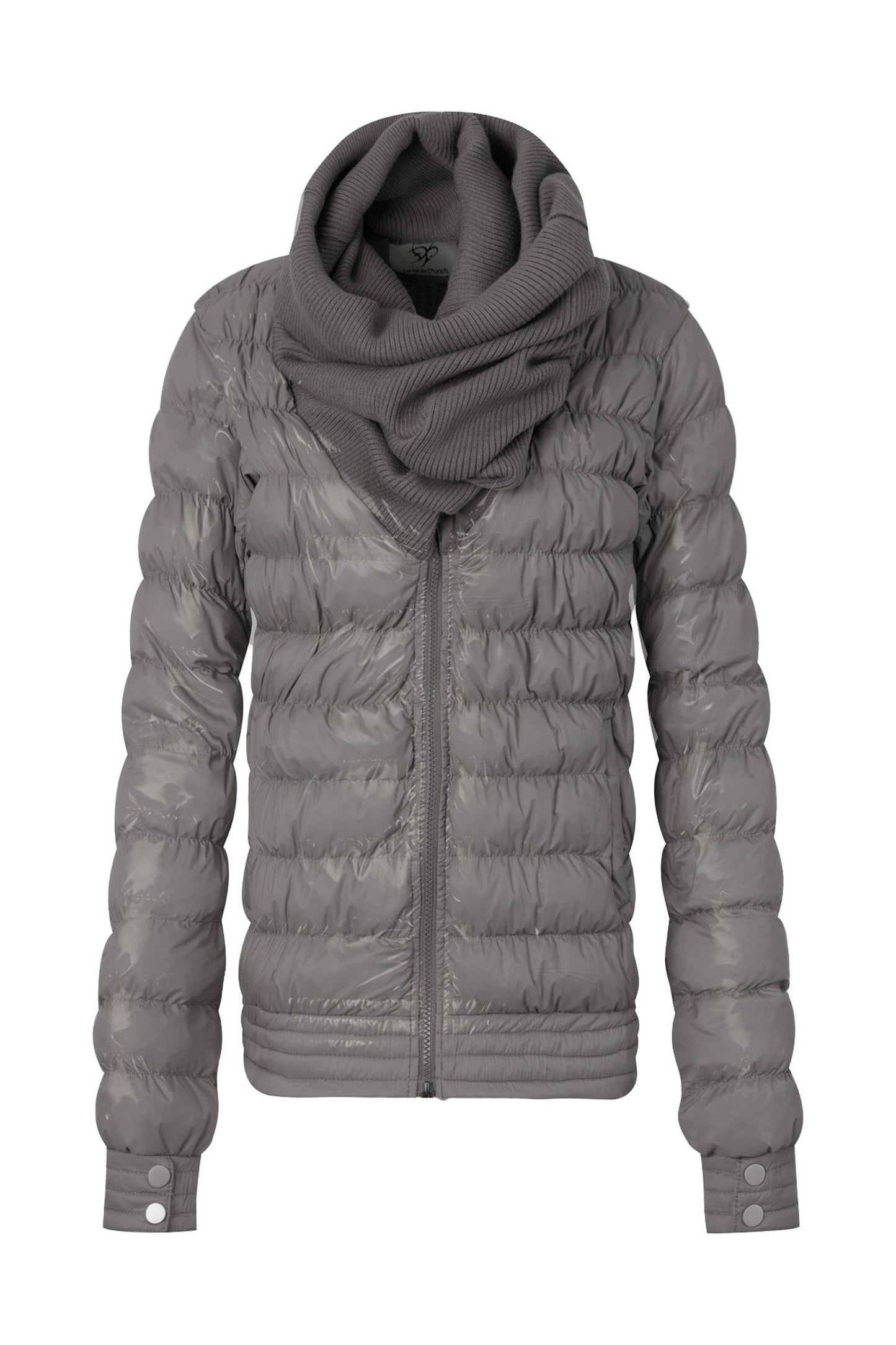 Ribbed Down Jacket
