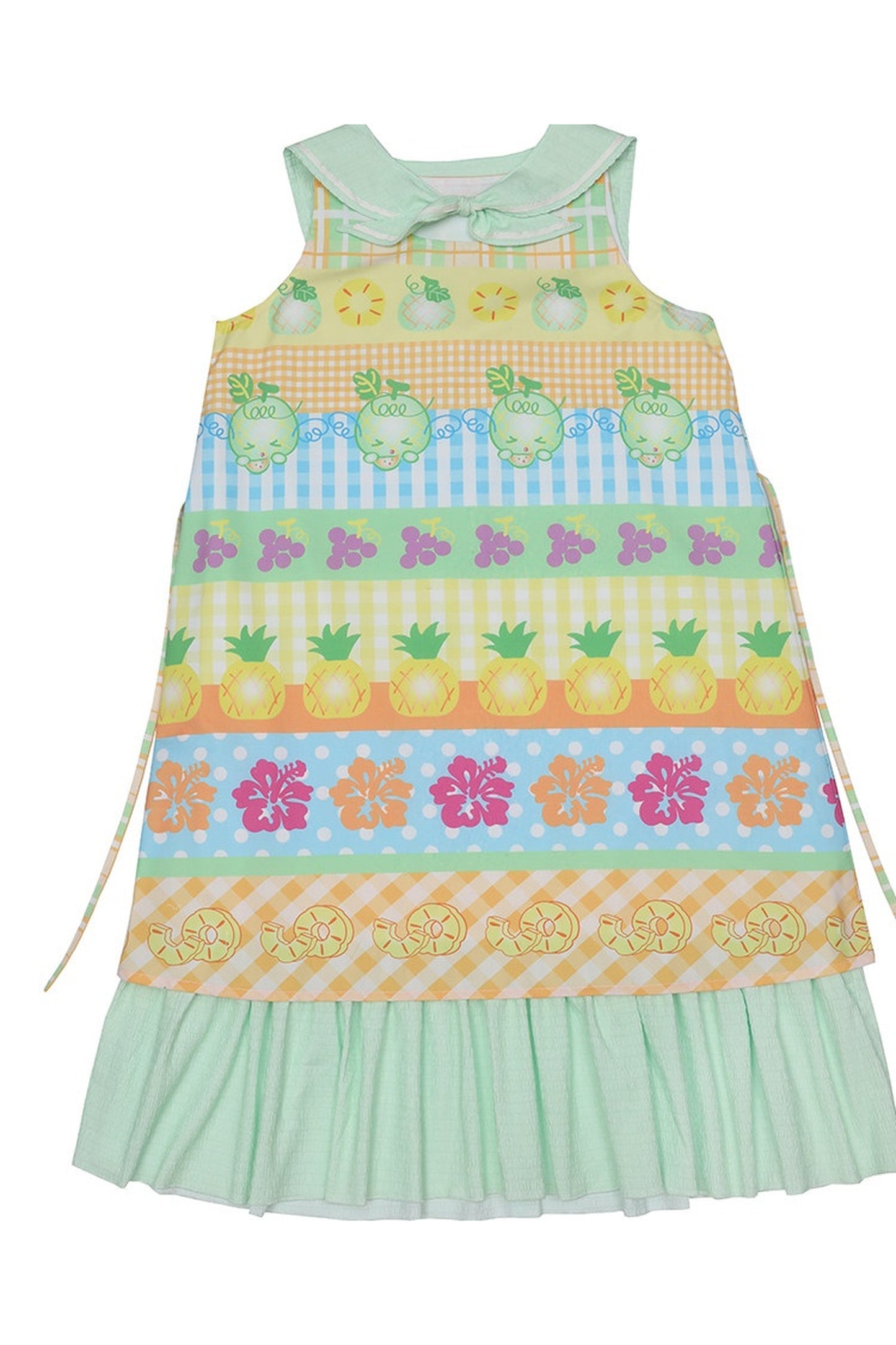Fruit Print Sleeveless Dress