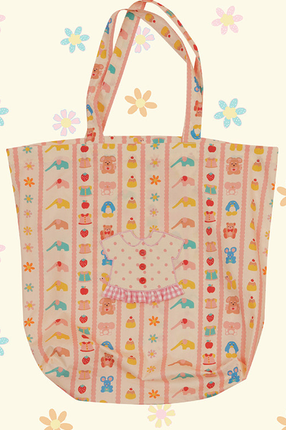 Bunte Sommertasche für die Schulter