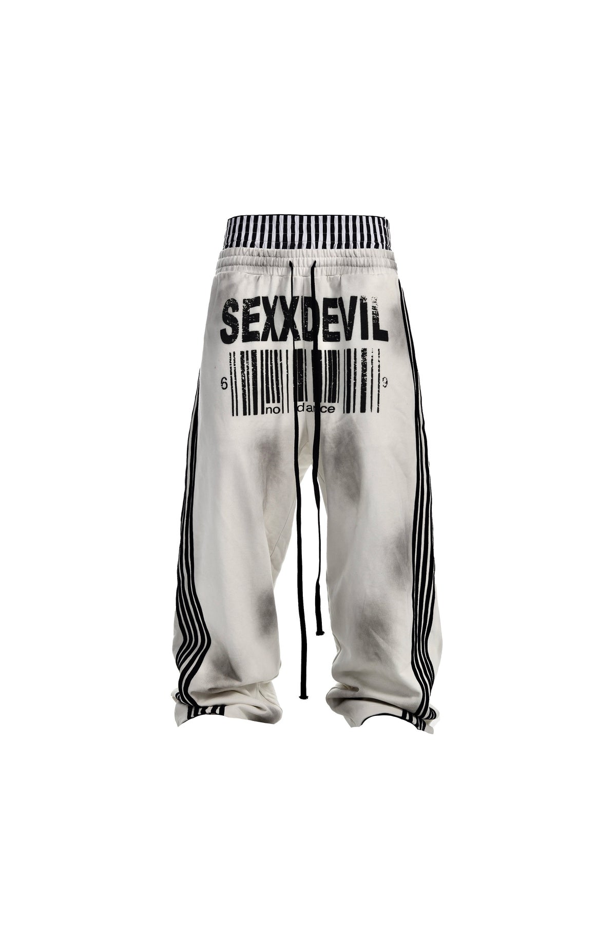 Double-Waist Five-Stripe Graphic Sweatpants
