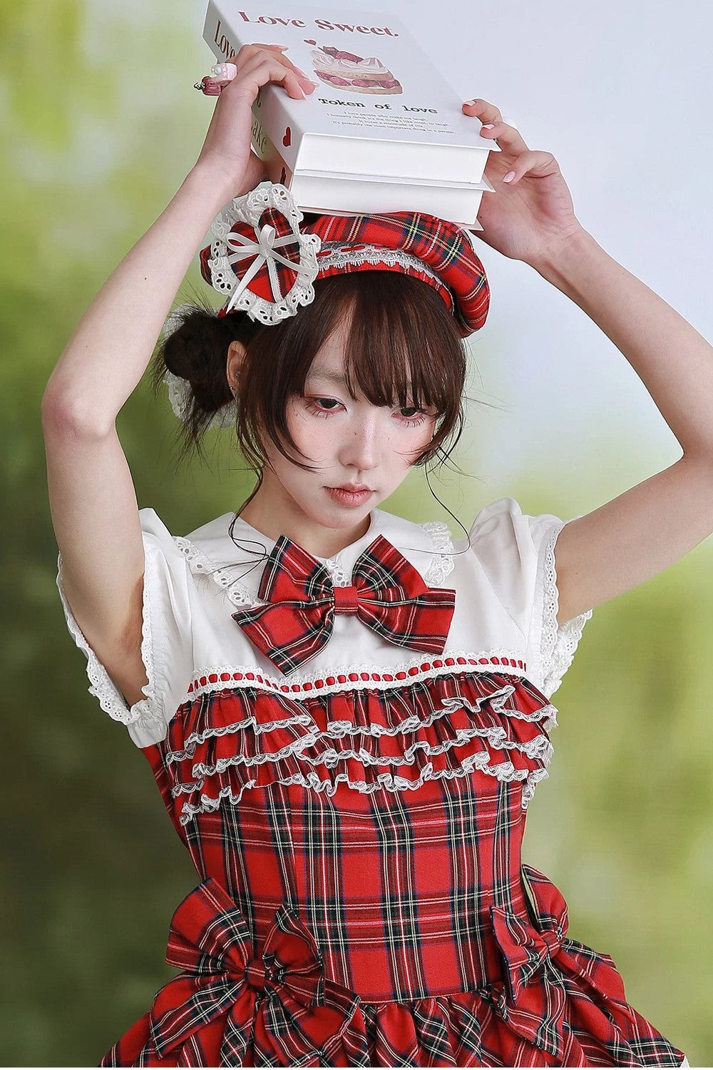 Showa Retro Red Lolita Beret