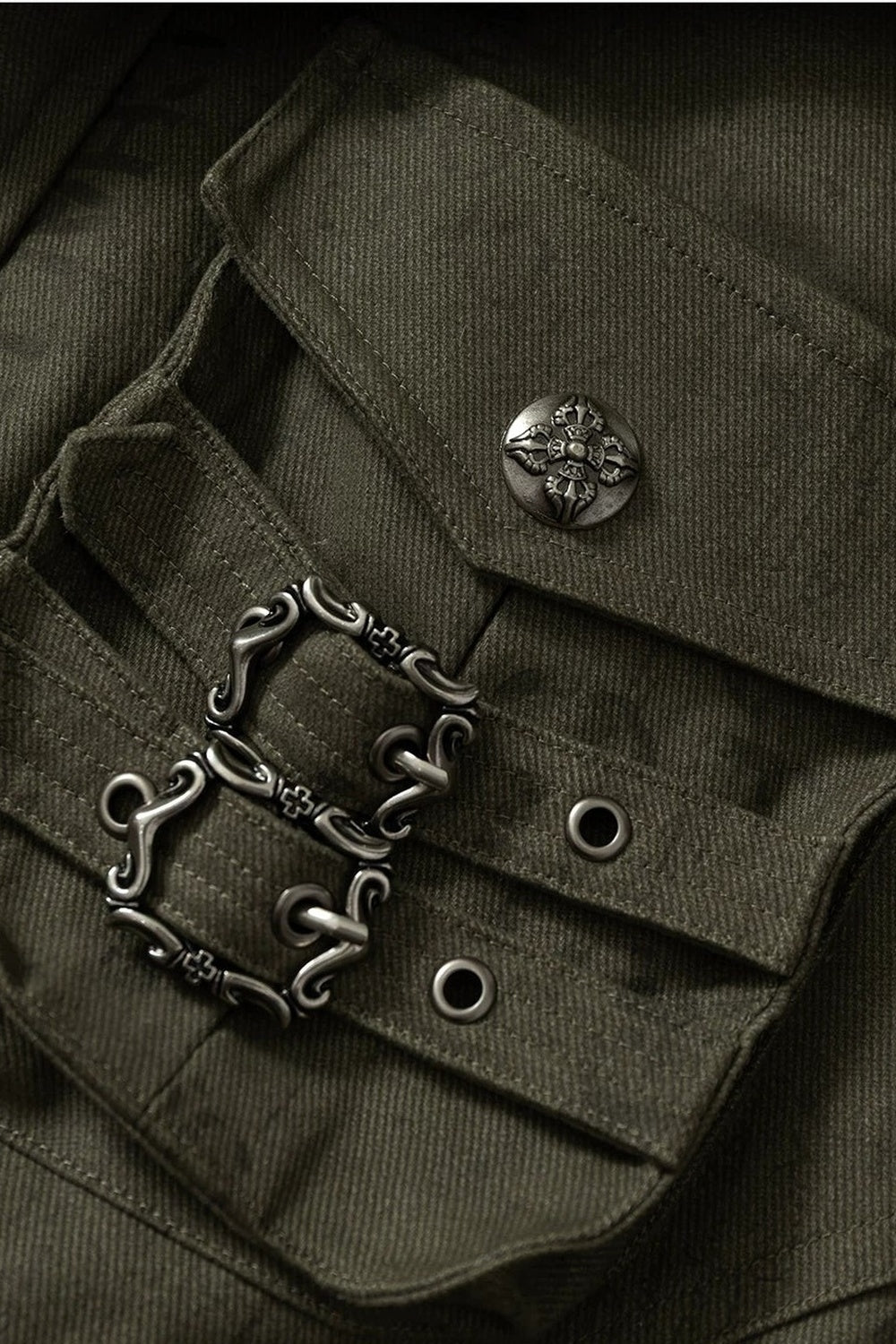 Loose 3D Pocket Workwear Jacket