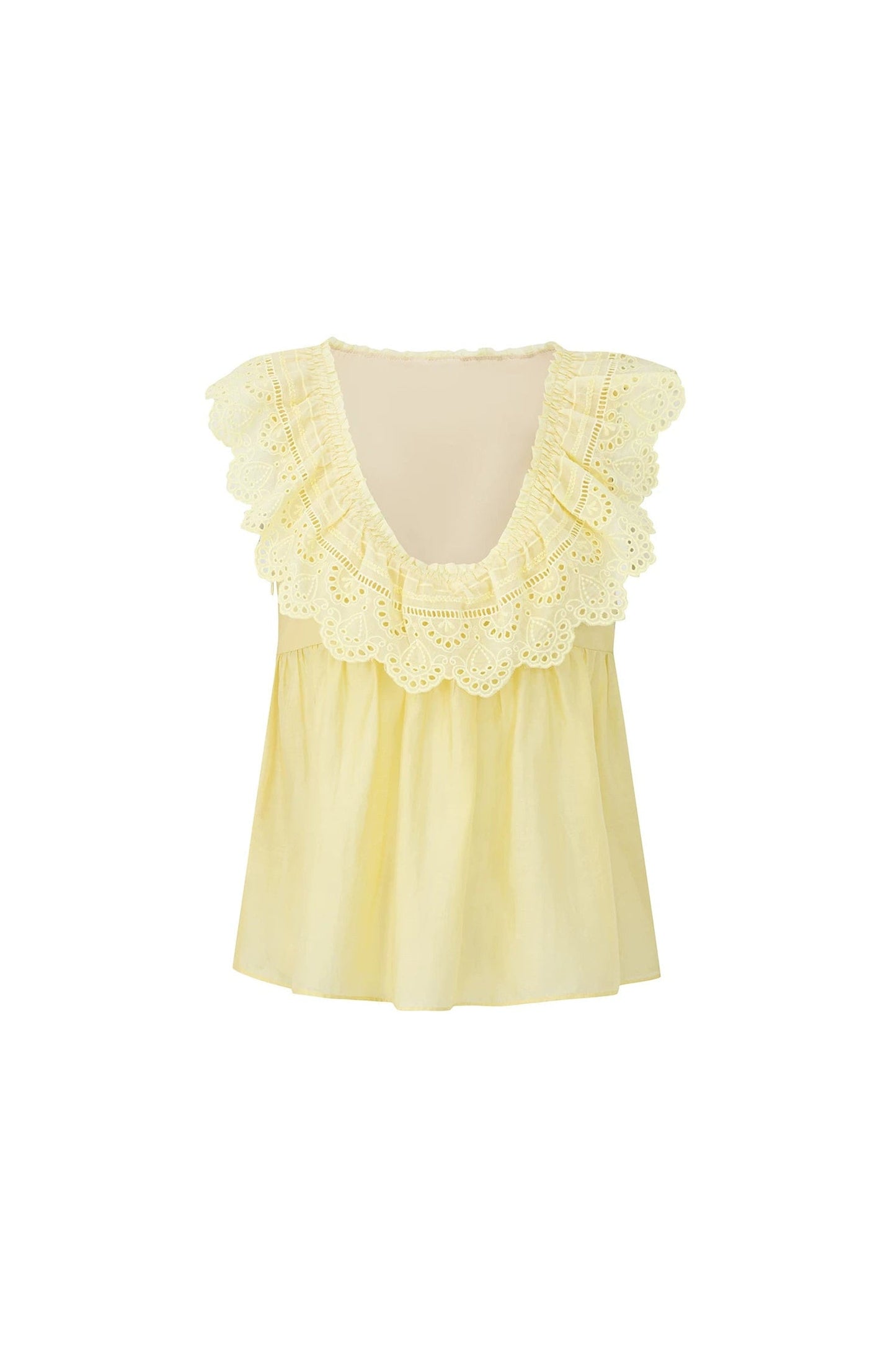 Lace Ruffle Camisole Top