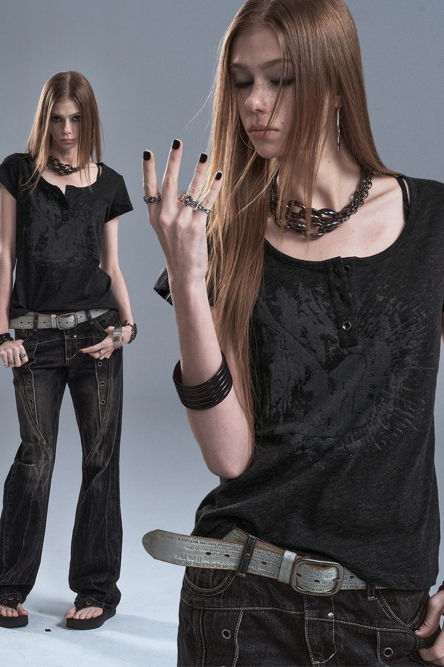 Tencel Snow Dot Top