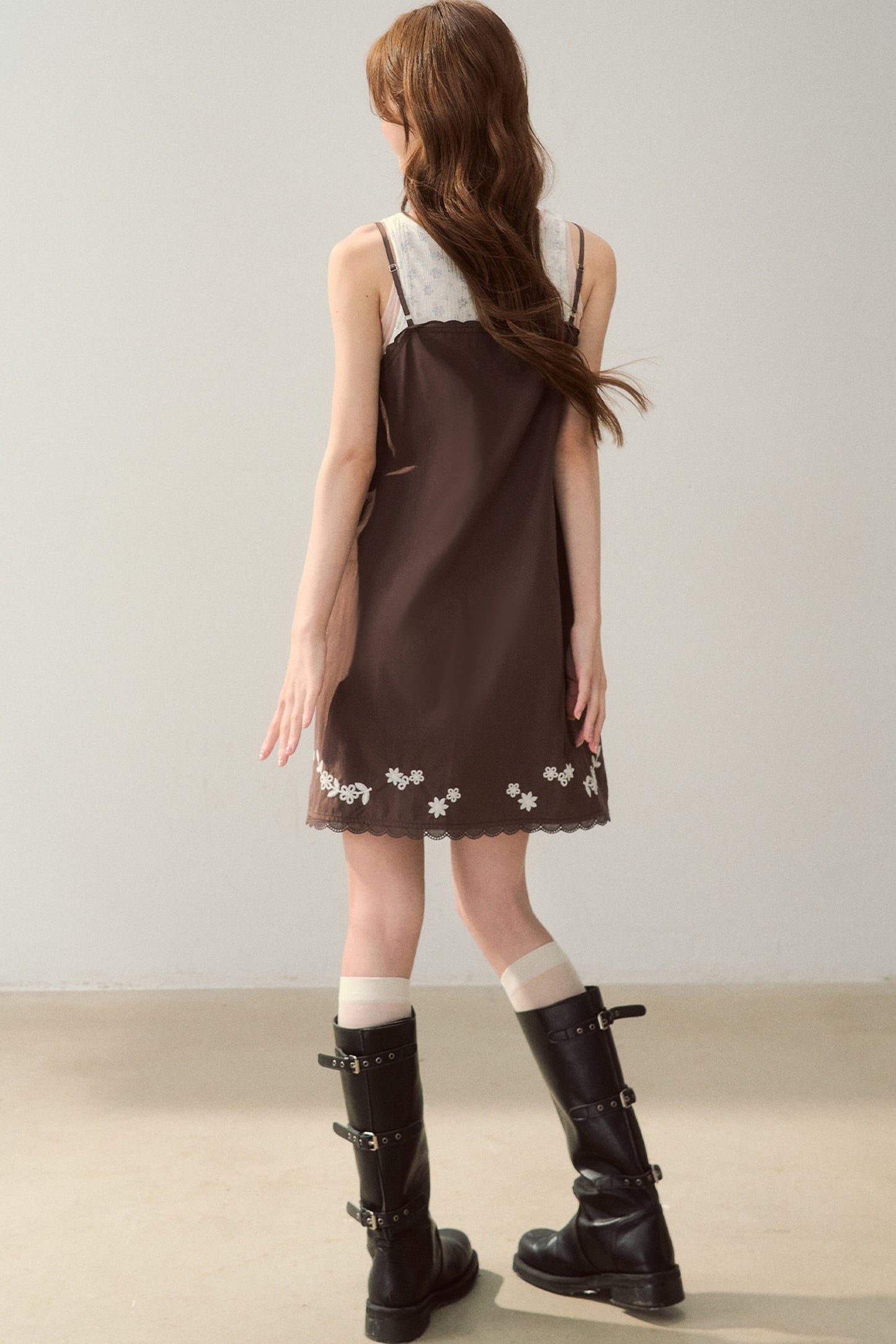 Amber Oak Suspender Dress