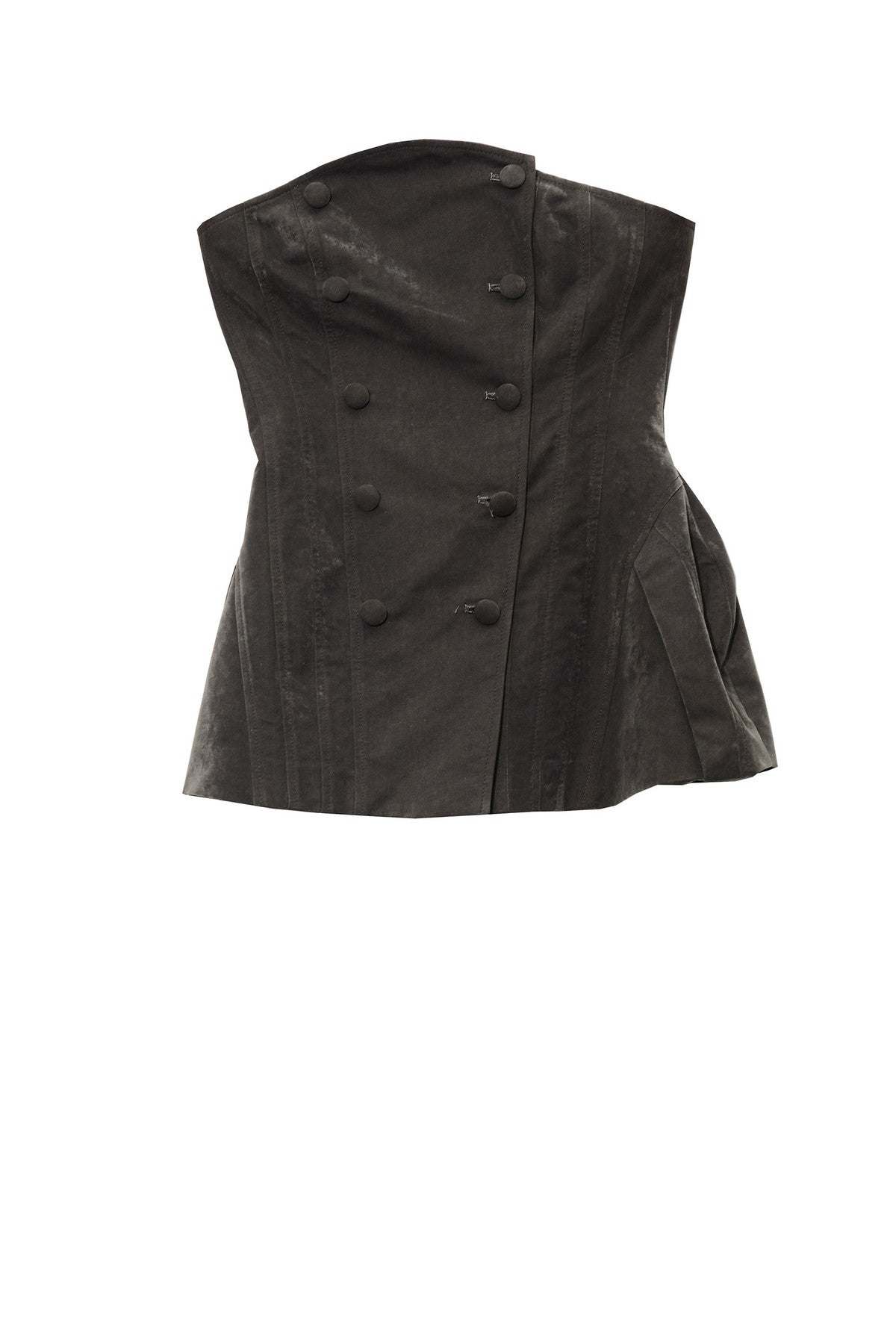 Corset-Style Folded-Waist Camisole