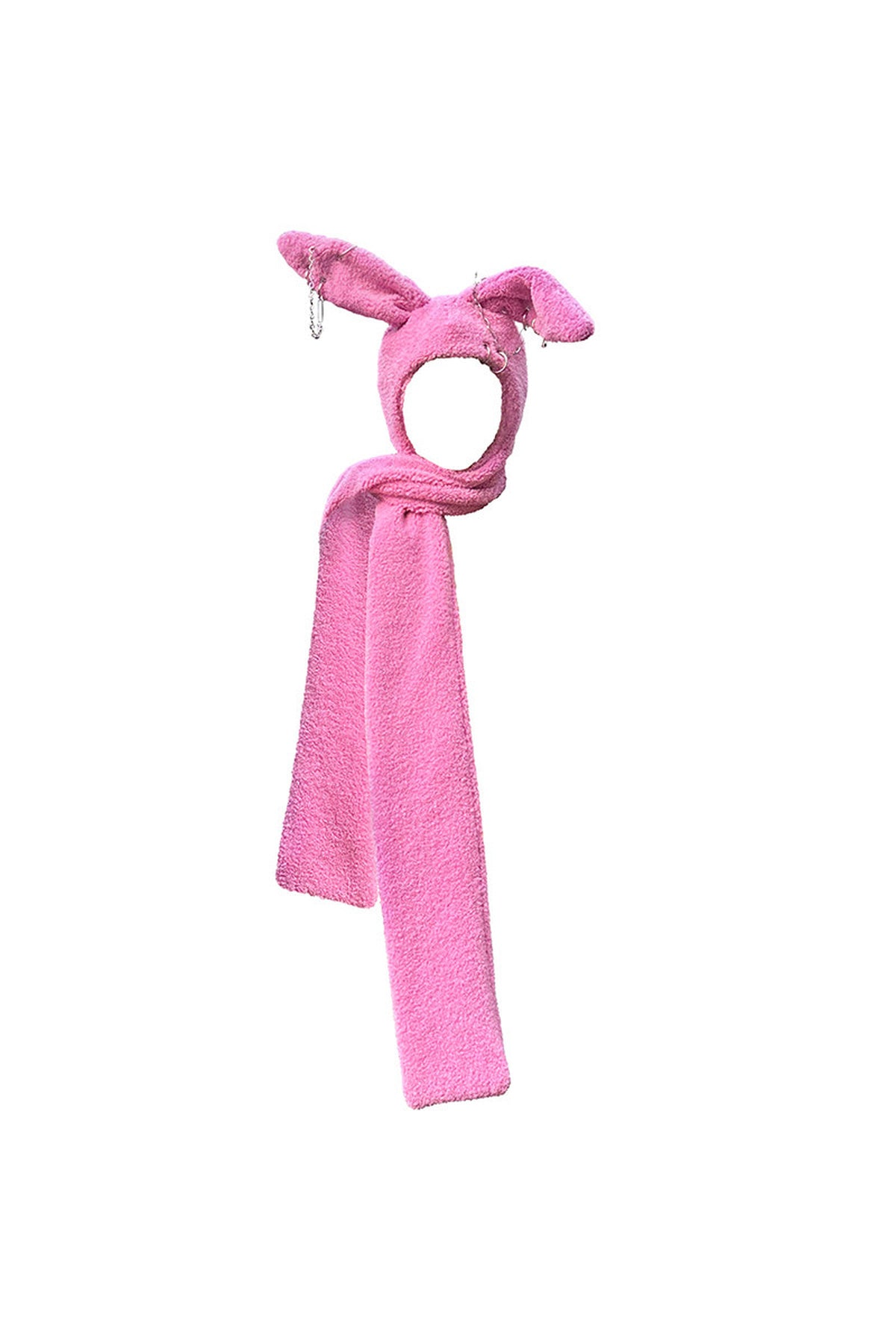 Bunny Ear Hooded Scarf Hat
