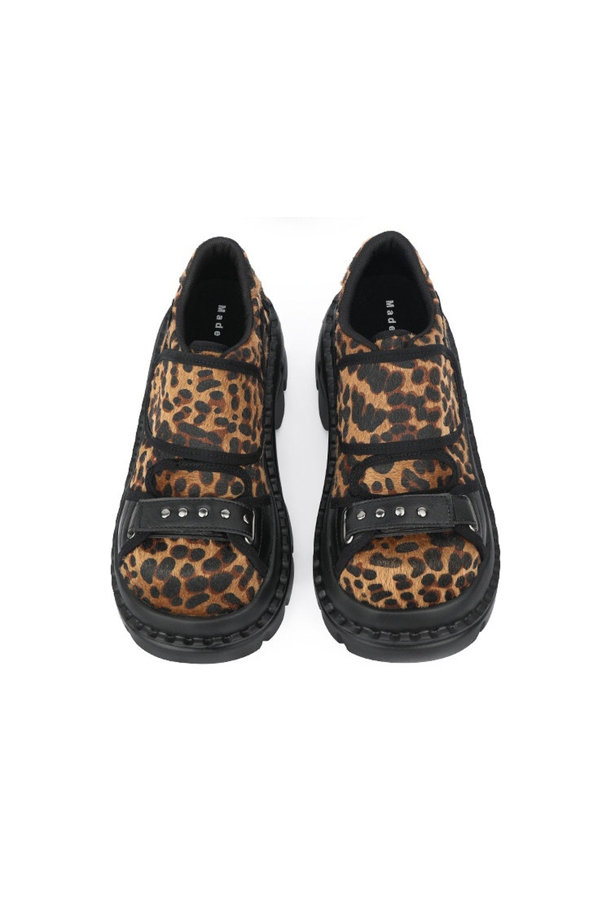 Leopard Print Chunky Platform Shoes
