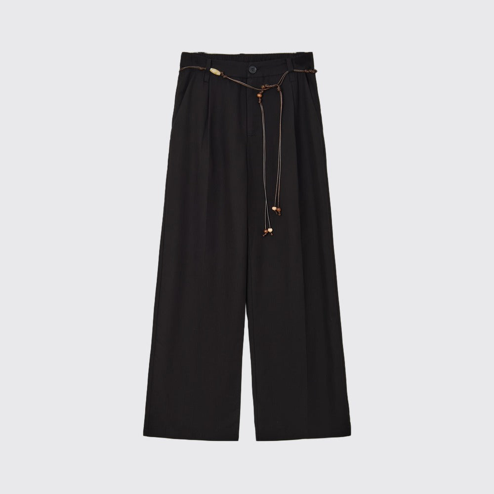 Lyocell Linen Beaded Pants