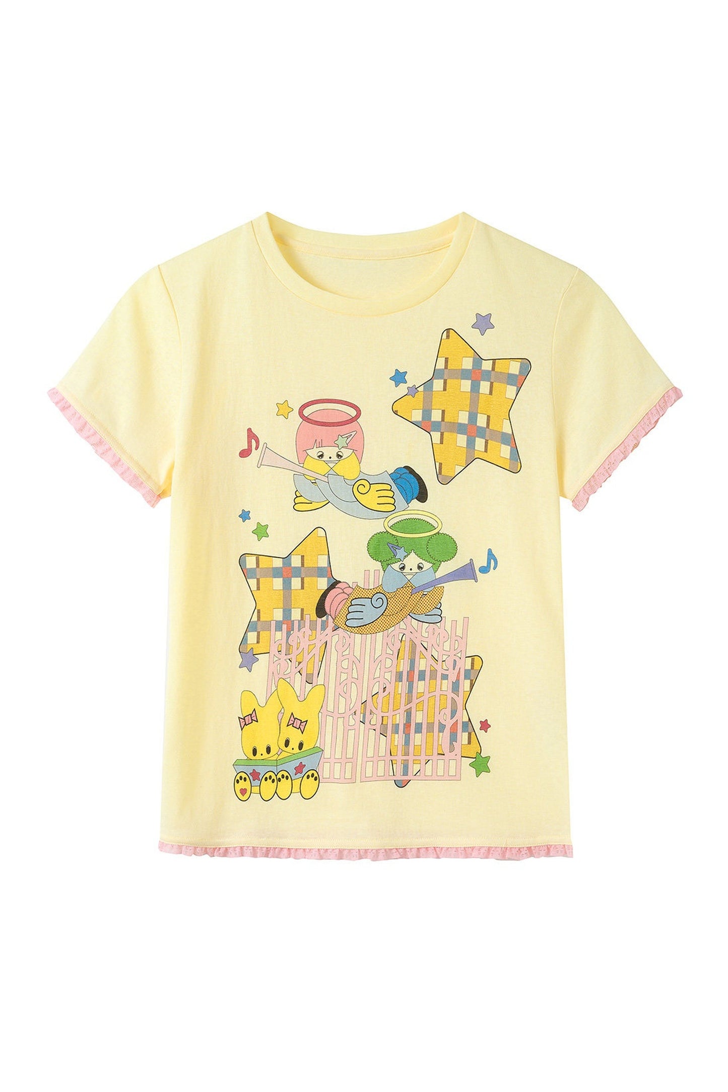 Tee-shirt avec illustration d’ange étoilé
