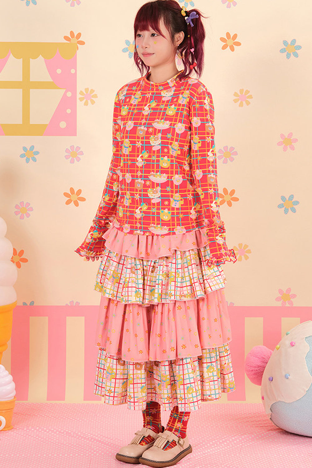 Showa Dessert House Stretch Knit Top