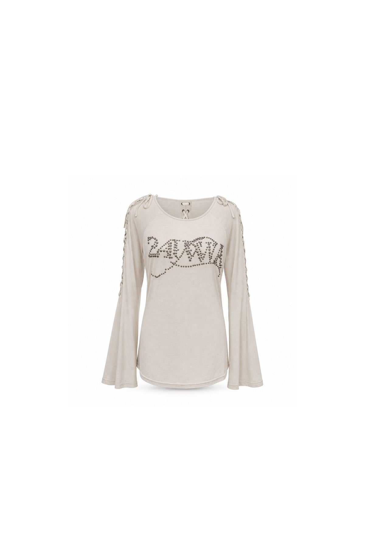 Lace-Up Straps T-Shirt