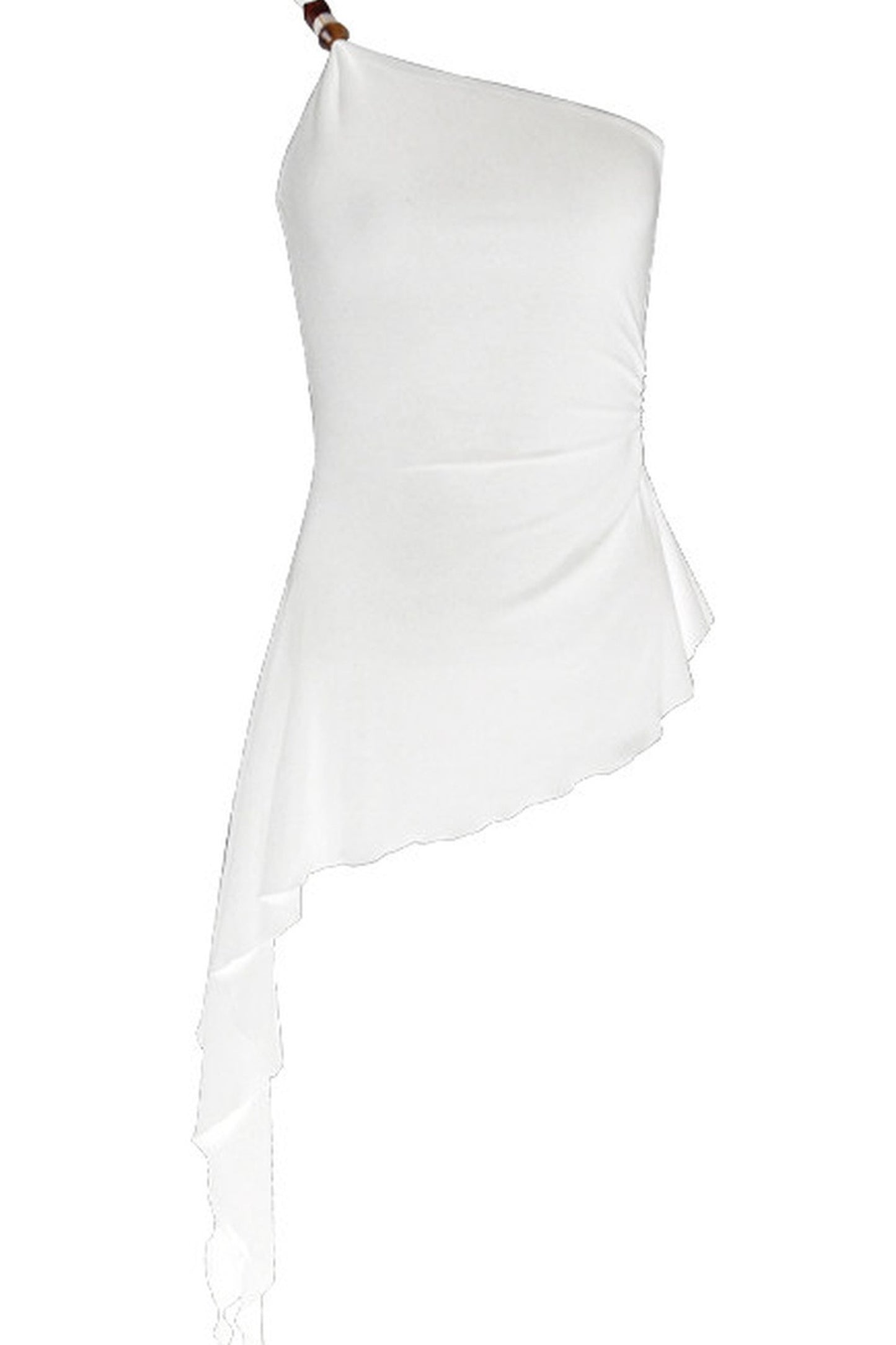 One-Shoulder Ruffled Camisole Top