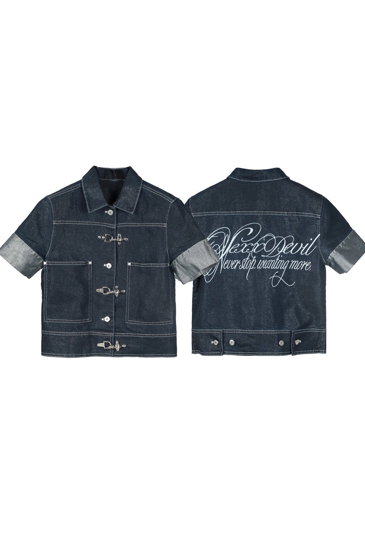 Short Sleeve Denim Jacket