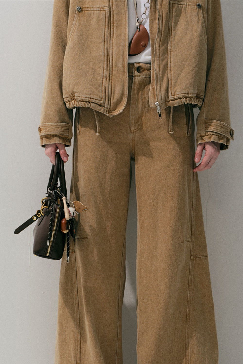 Detachable Hood Parka Jacket