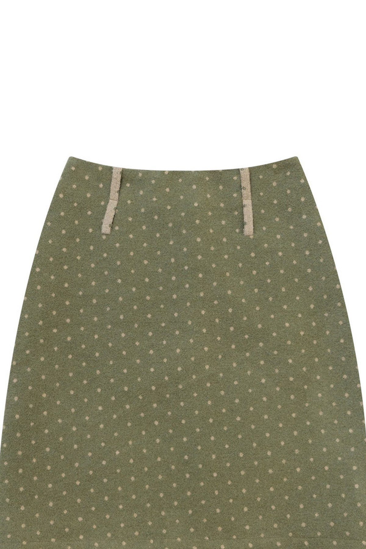 Green Polka Dot Bodycon Skirt